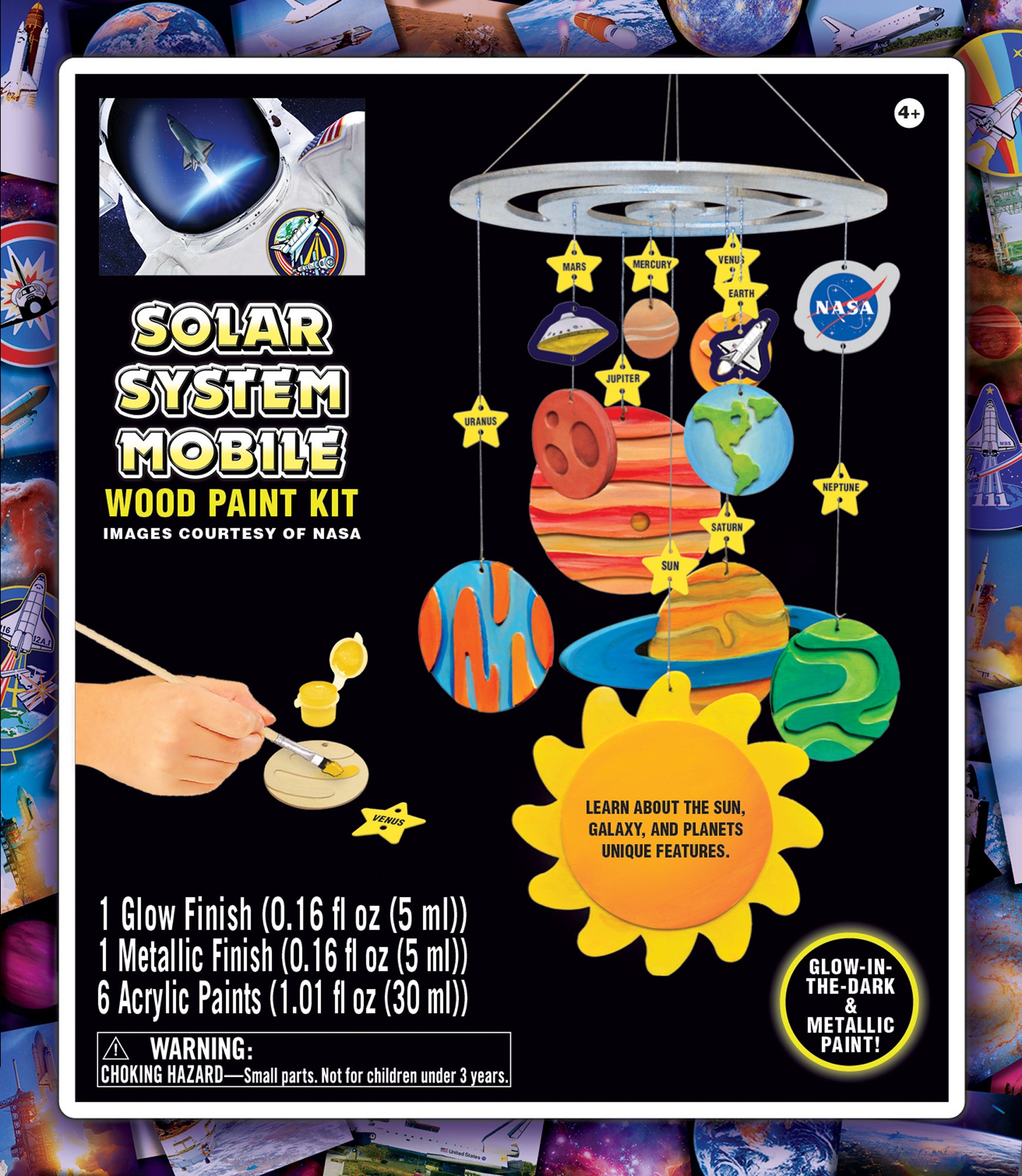 Paint your own Solar System Mobile Paint Kit was featured in the September 2015 edition of the Lunar and Planetary Information Bulletin as a “New and Noteworthy” item.