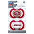 San Francisco 49ers NFL Pacifier 2-Pack