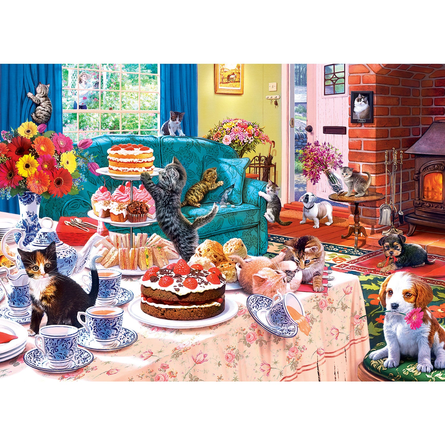 Home Sweet Home - Tea Time Terrors 500 Piece Puzzle