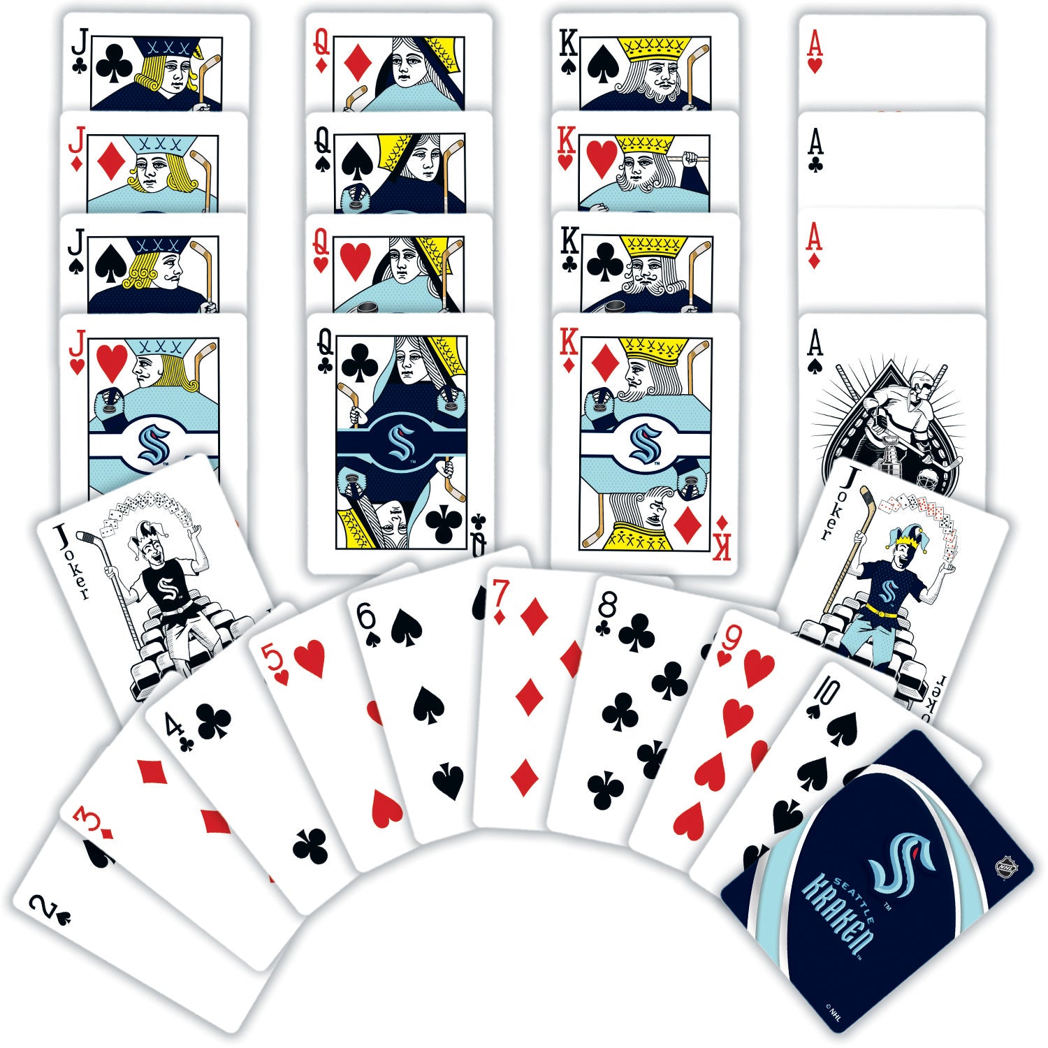 Seattle Kraken NHL Playing Cards