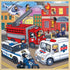 Wood Fun Facts - Emergency Vehicles 48 Piece Wood Puzzle