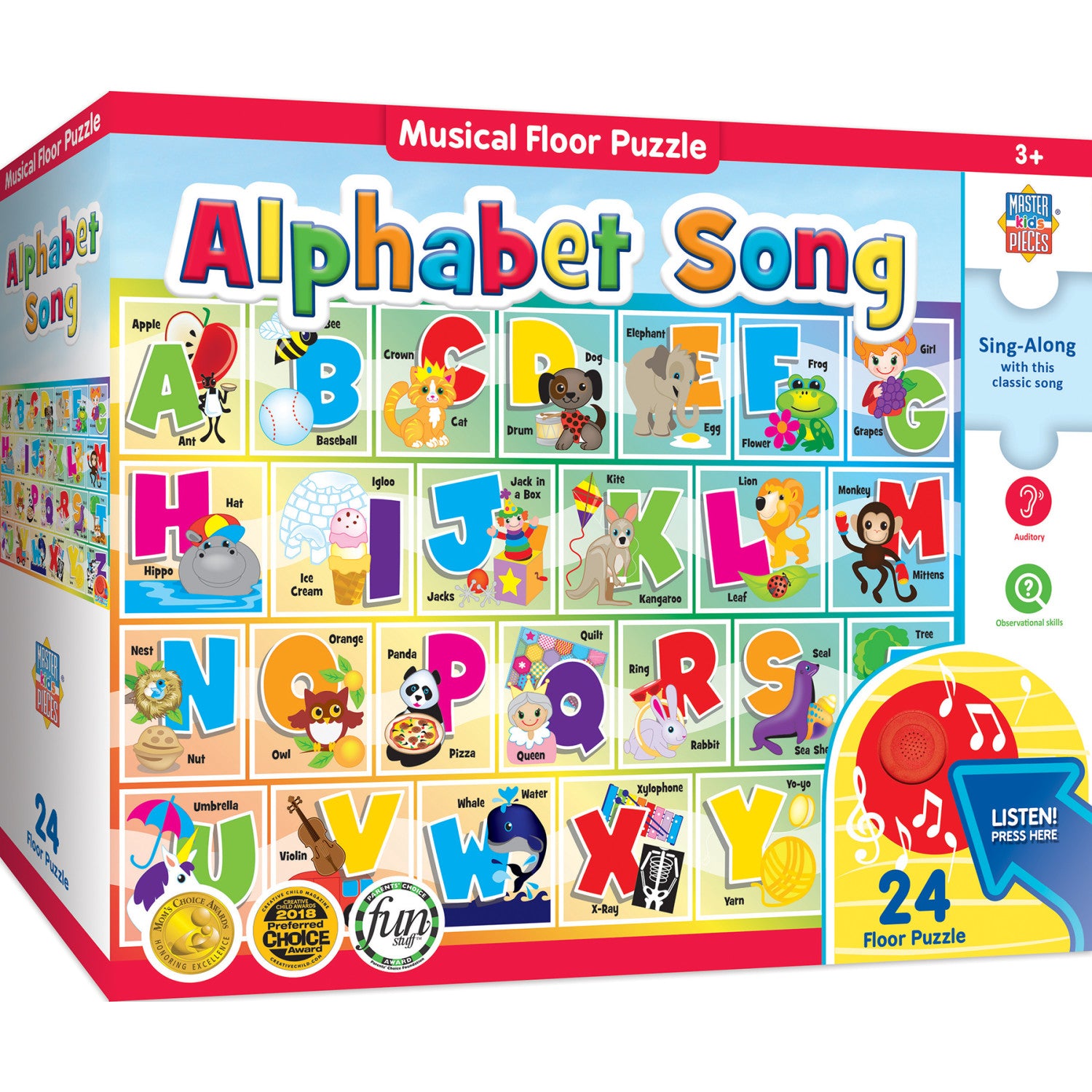 Alphabet Song - 24 Piece Musical Floor Jigsaw Puzzle