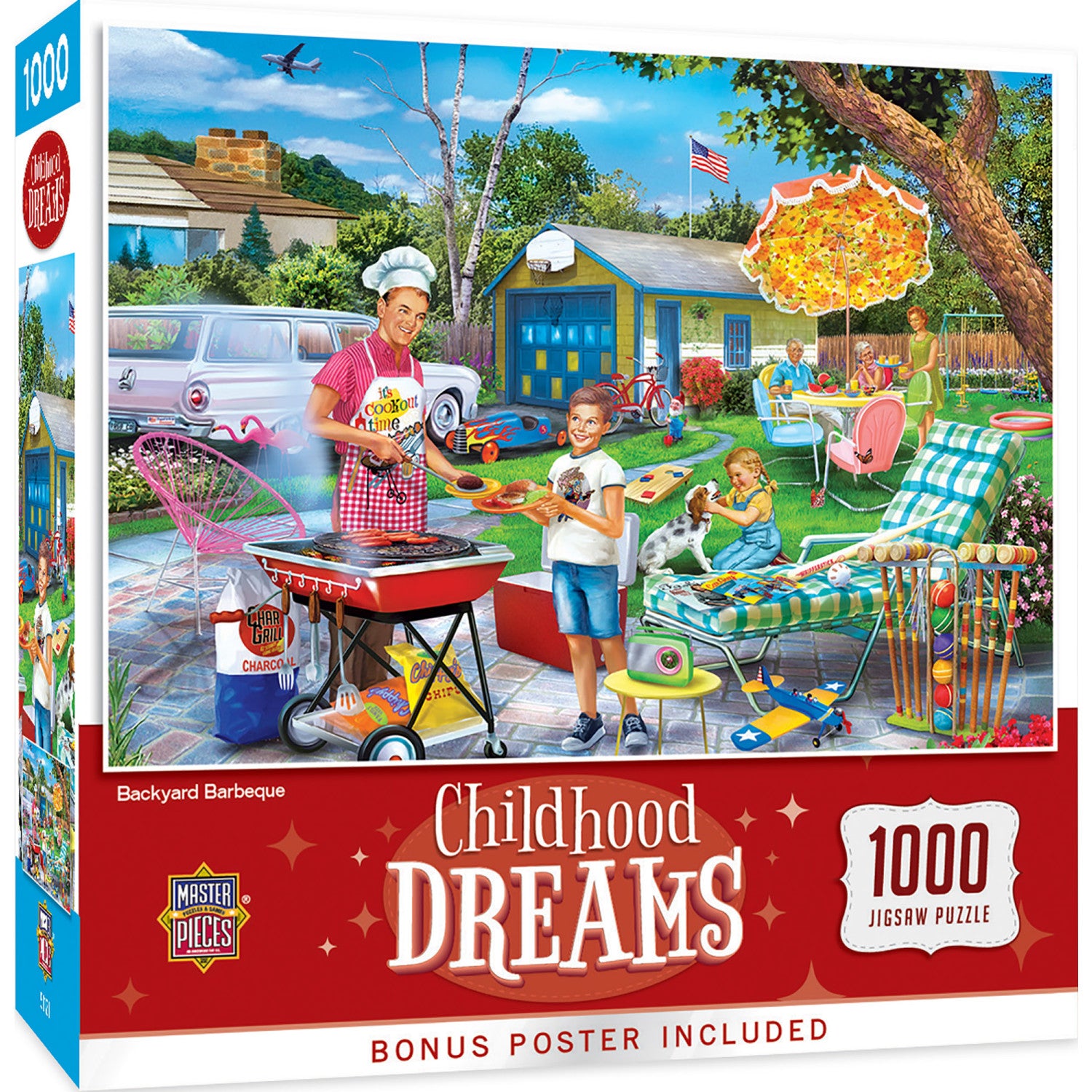 Childhood Dreams - Backyard Barbeque 1000 Piece Jigsaw Puzzle