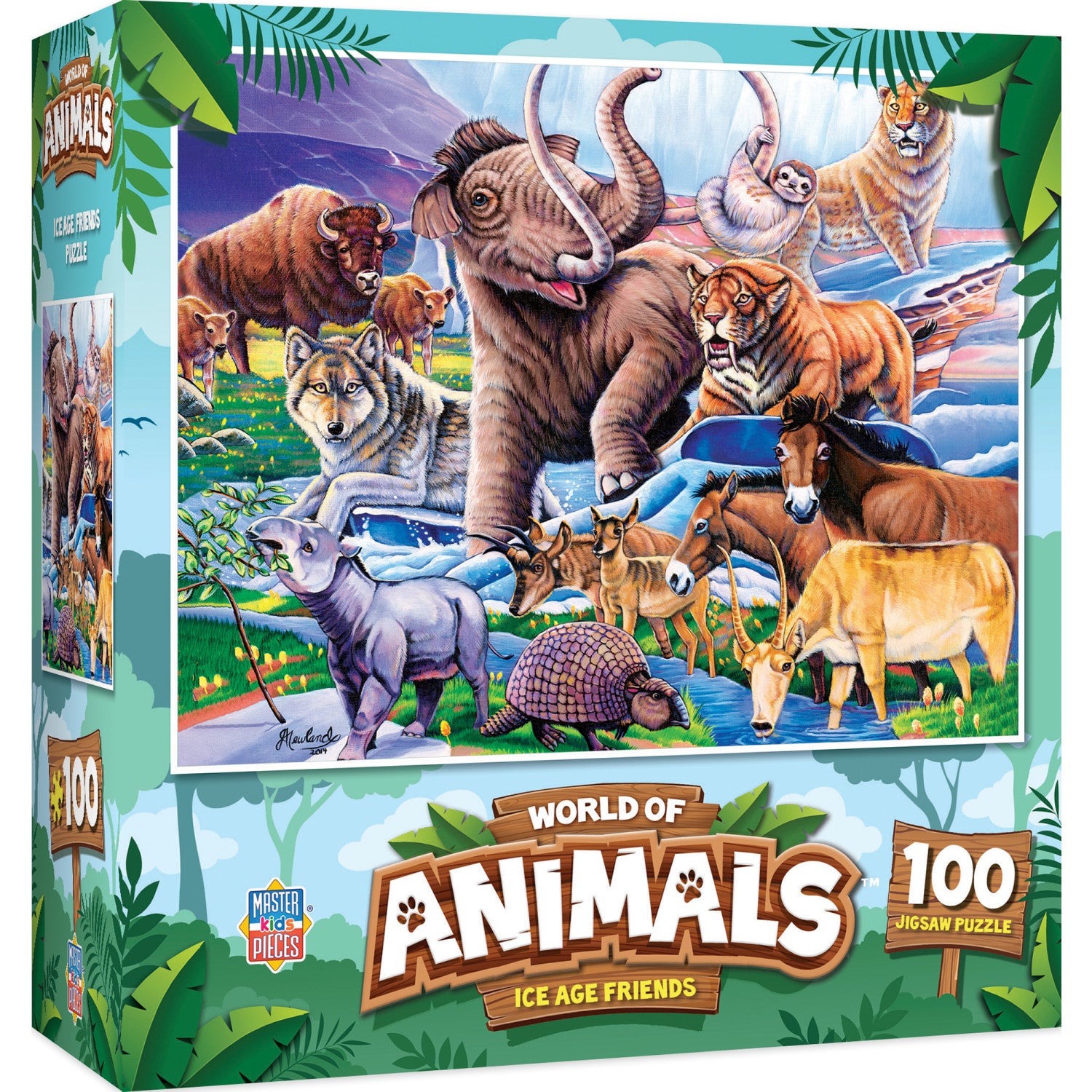 World of Animals - Ice Age Friends 100 Piece Jigsaw Puzzle