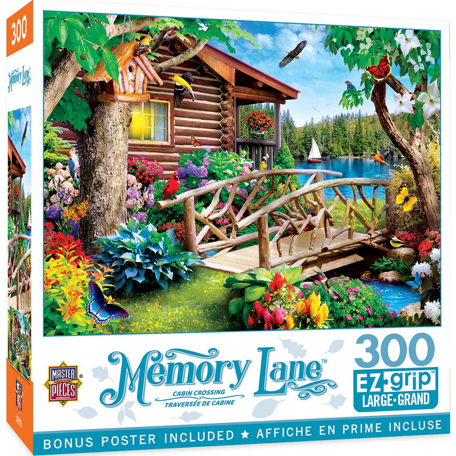 Memory Lane - Cabin Crossing 300 Piece EZ Grip Jigsaw Puzzle