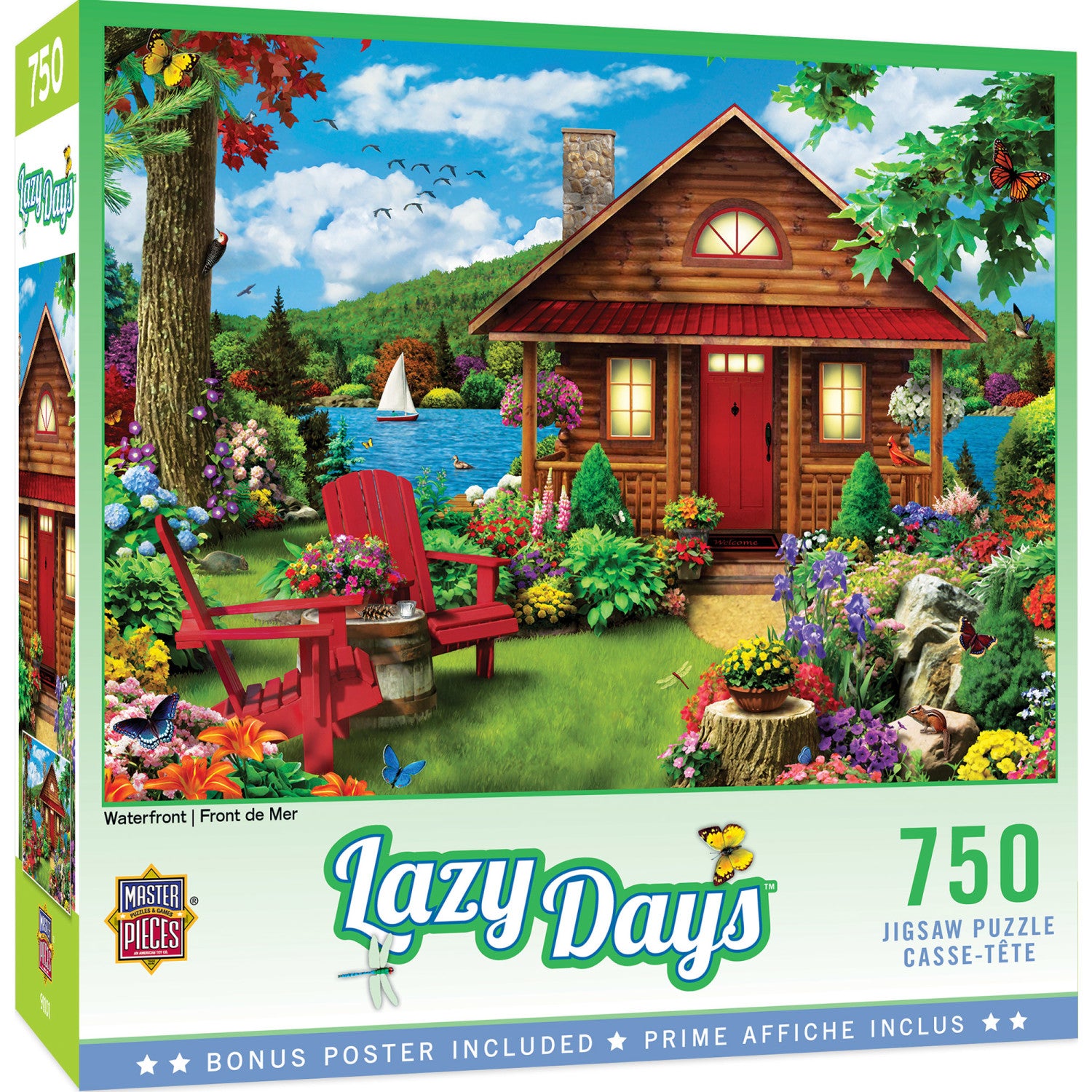 Lazy Days - Waterfront 750 Piece Jigsaw Puzzle