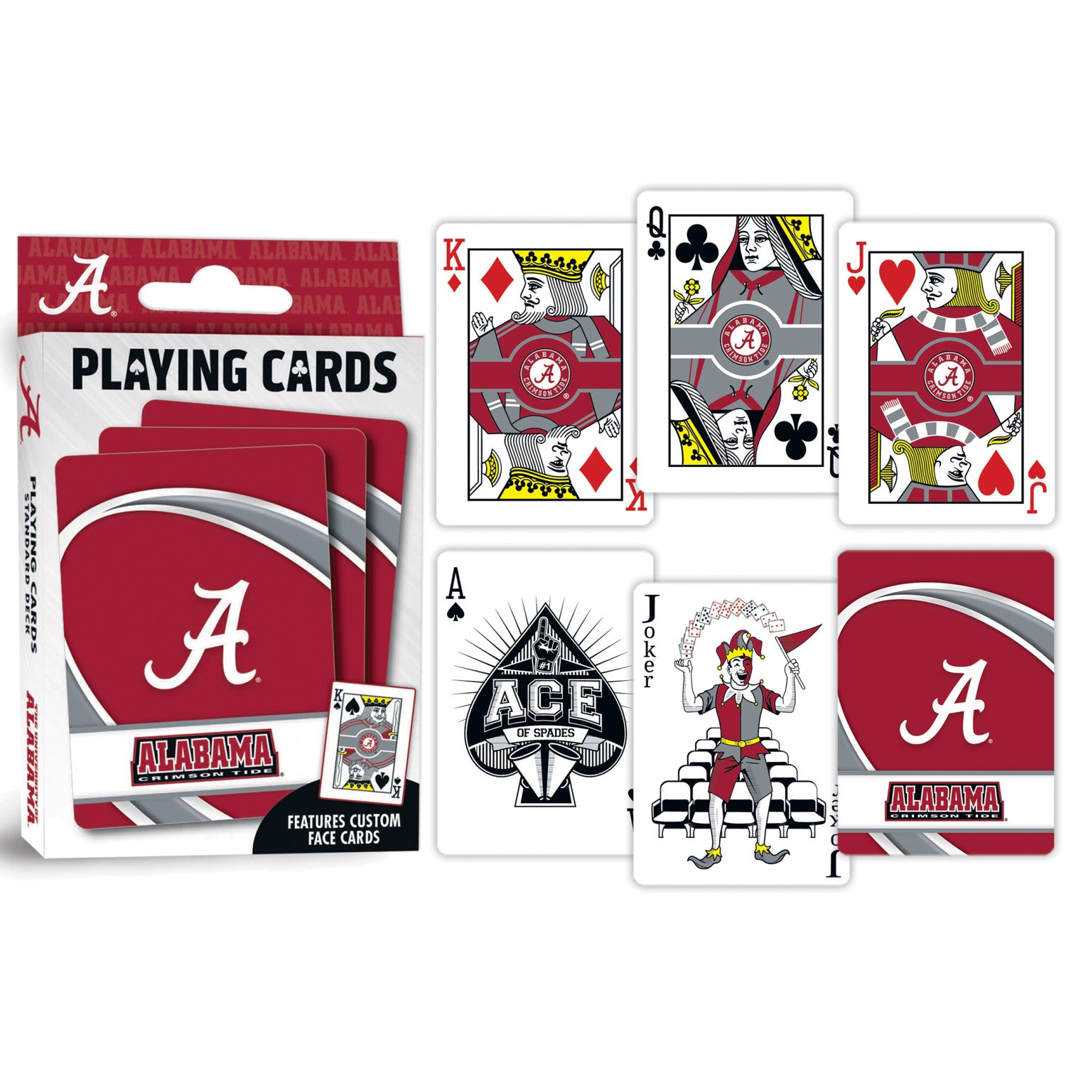 Alabama Crimson Tide Playing Cards - 54 Card Deck