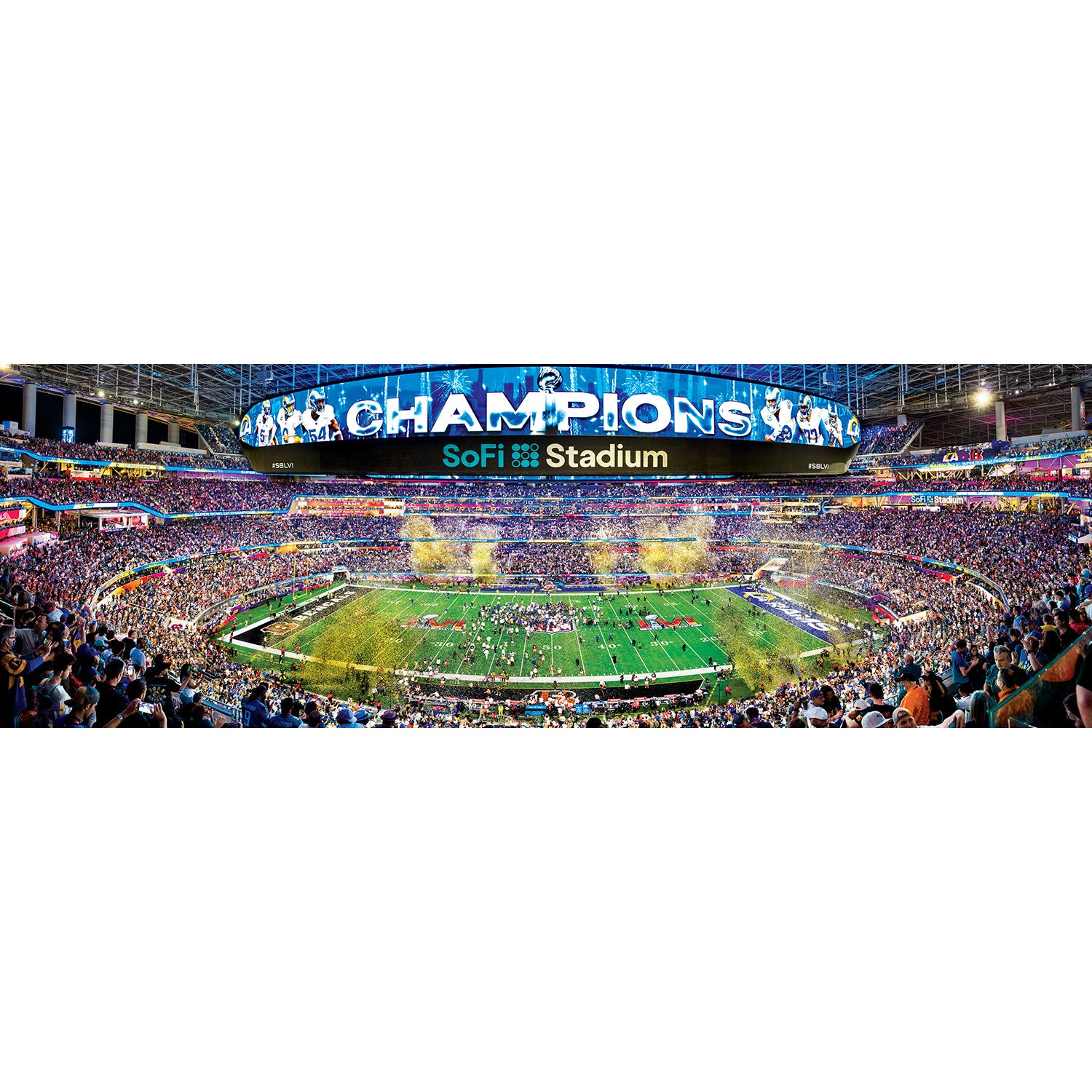 Los Angeles Rams NFL 1000pc Panoramic Puzzle