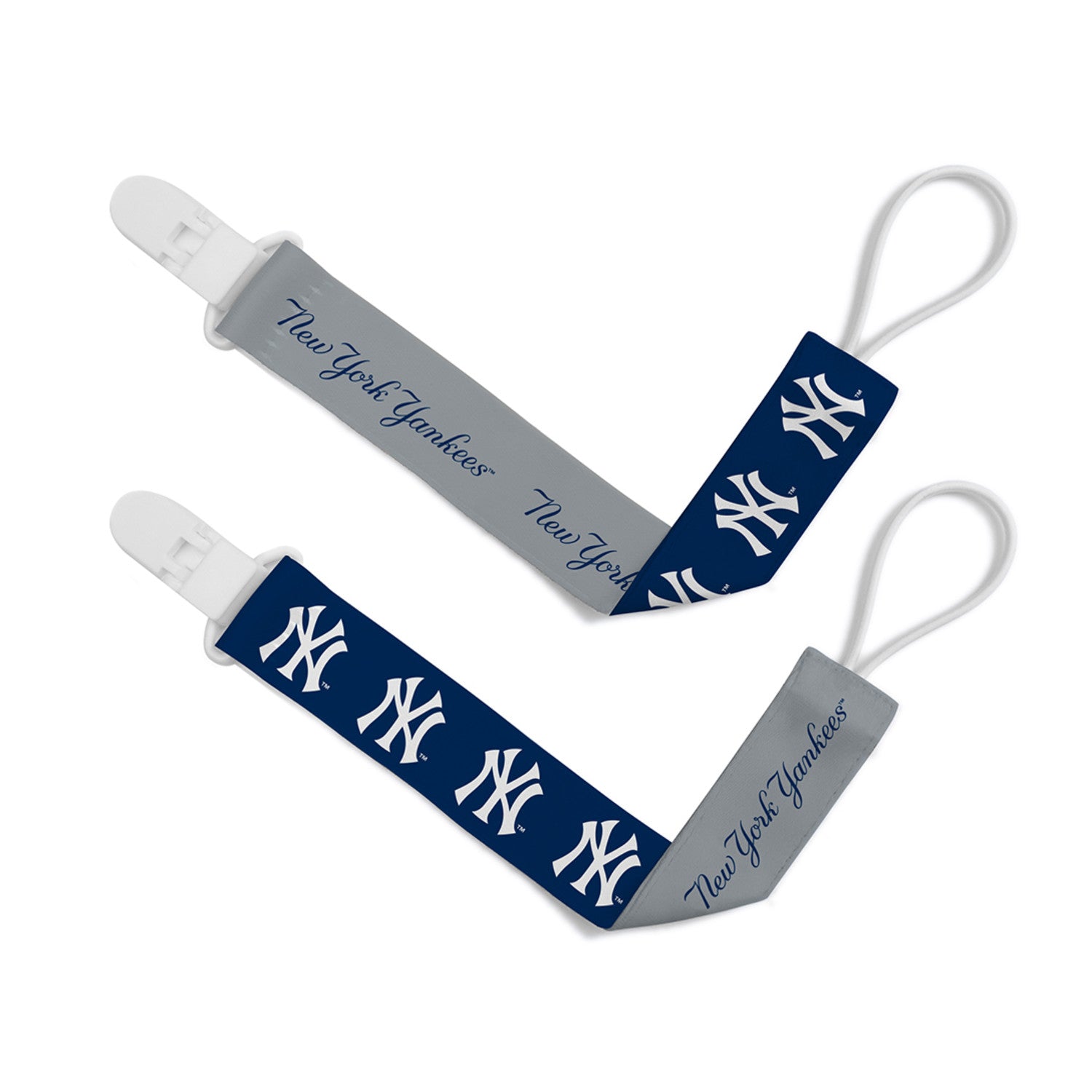 New York Yankees - Pacifier Clip 2-Pack