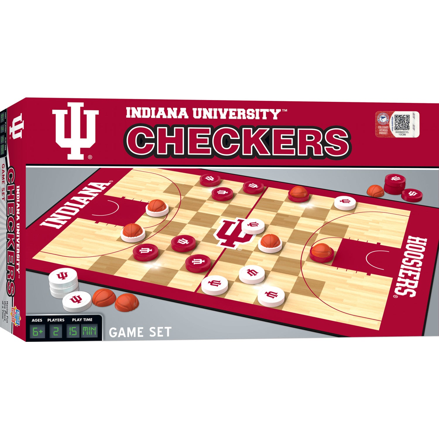 Indiana Hoosiers Checkers Board Game