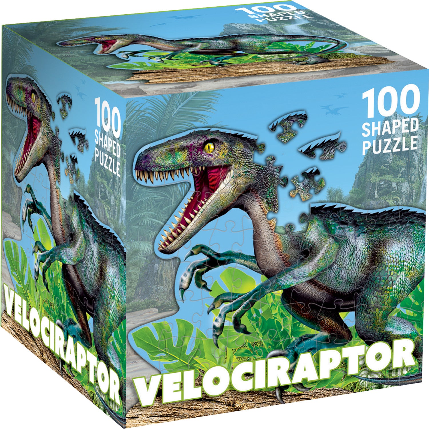 Raptor 100 Piece Shaped Jigsaw Puzzle