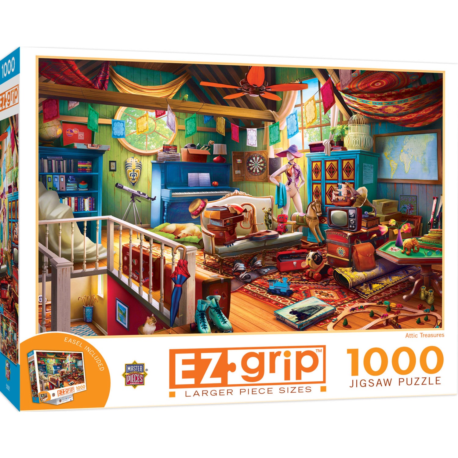 EZ Grip - Attic Treasures 1000 Piece Jigsaw Puzzle