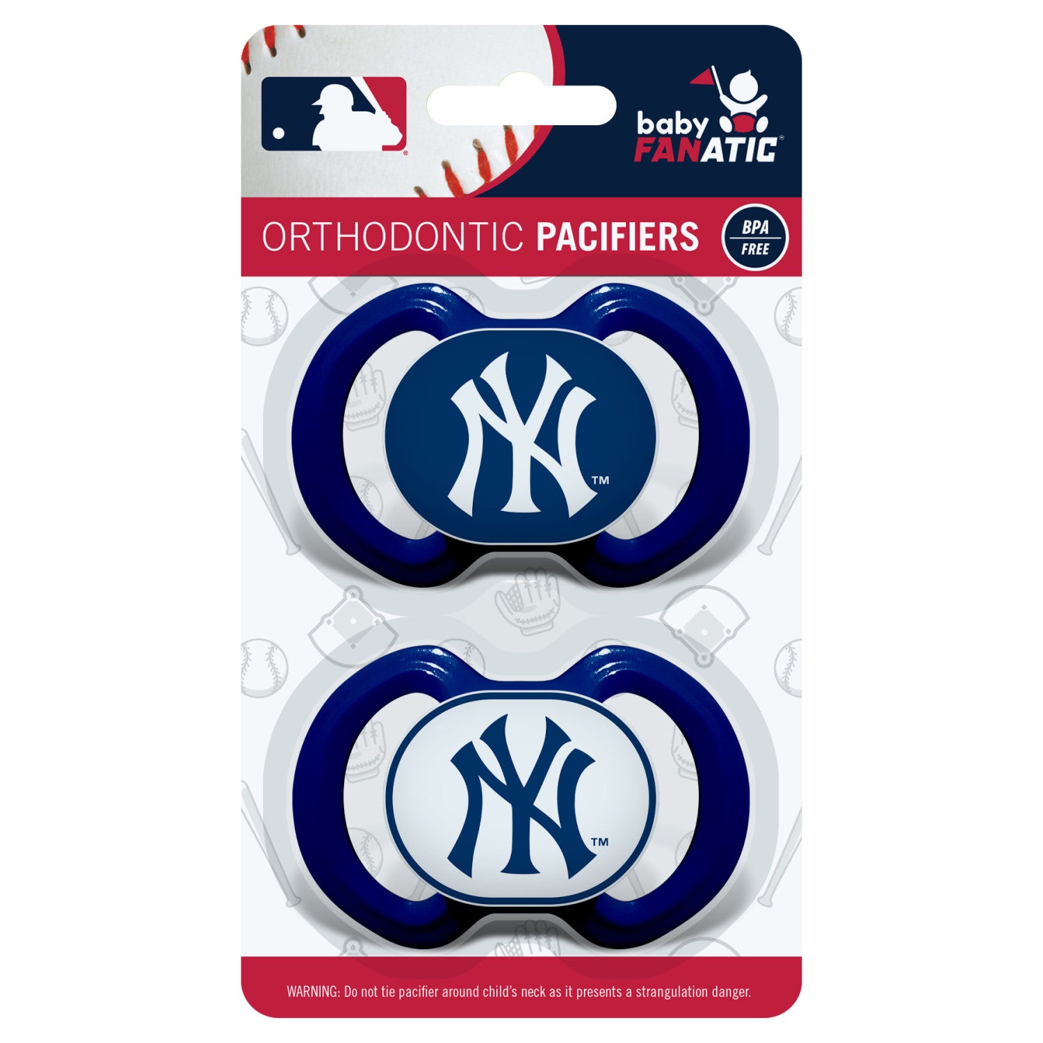 New York Yankees MLB Pacifier 2-Pack