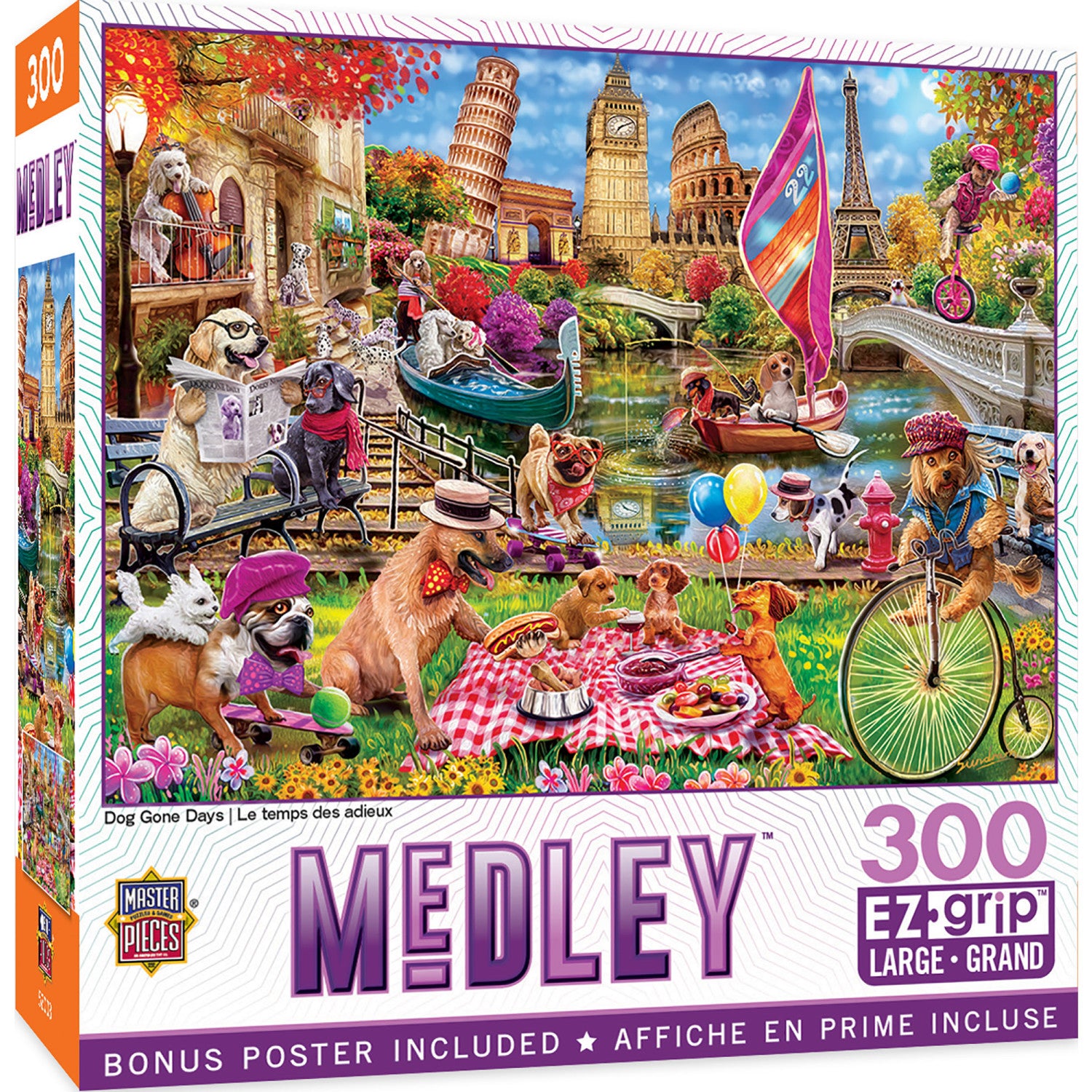 Medley - Dog Gone Days 300 Piece EZ Grip Jigsaw Puzzle