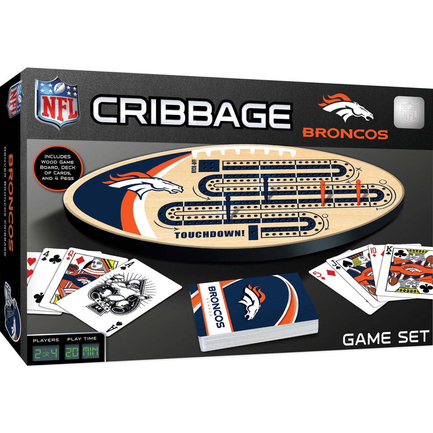 Denver Broncos Cribbage