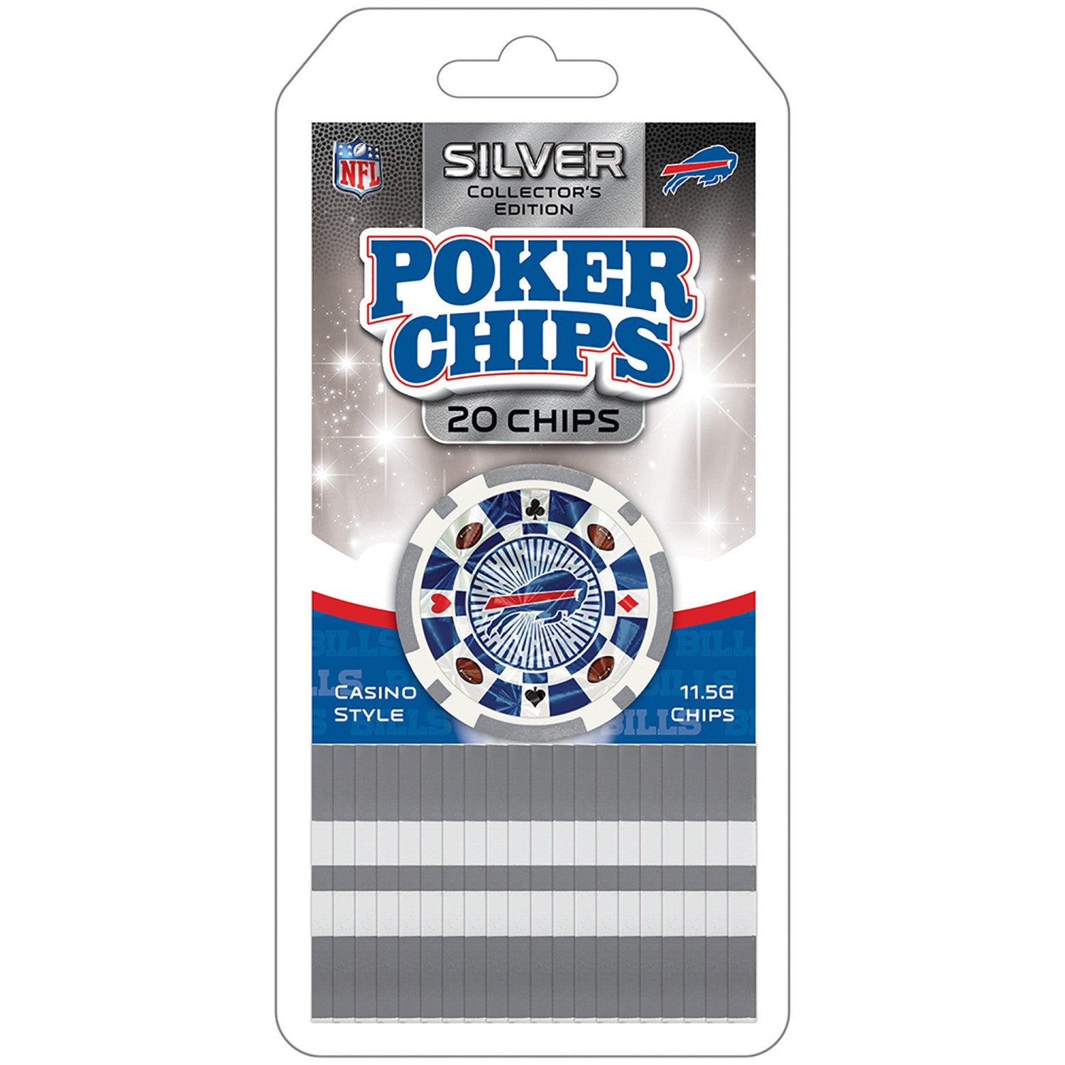 Buffalo Bills 20 Piece Poker Chips