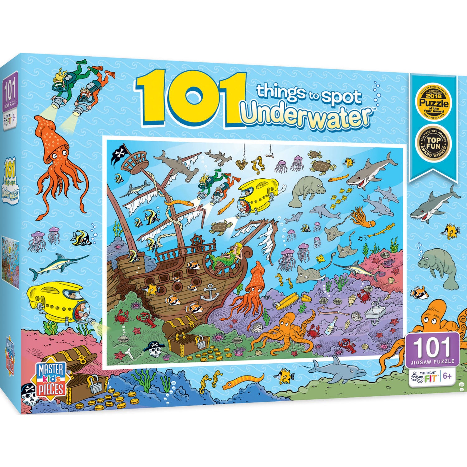 101 Things to Spot Underwater - 101 Piece Jigsaw Puzzle