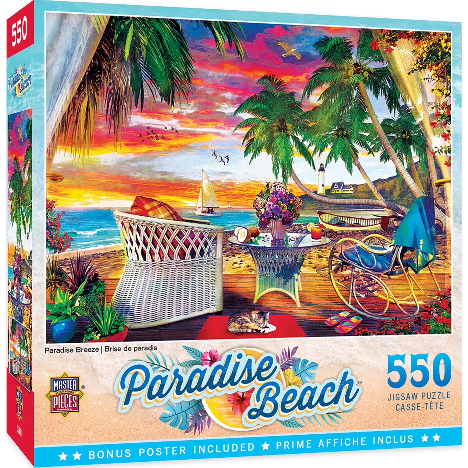 Paradise Beach - Paradise Breeze 550 Piece Jigsaw Puzzle