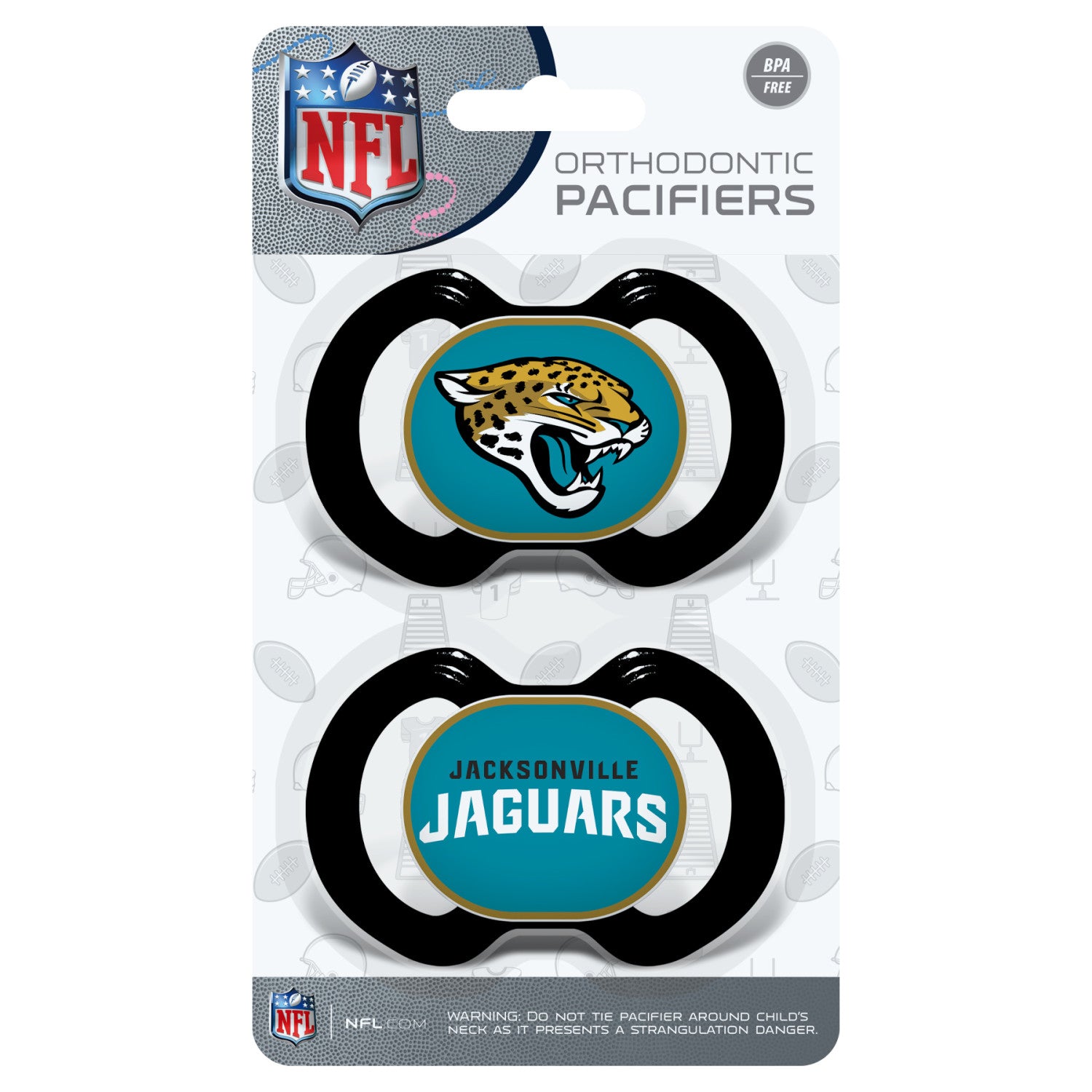 Jacksonville Jaguars NFL Pacifier 2-Pack