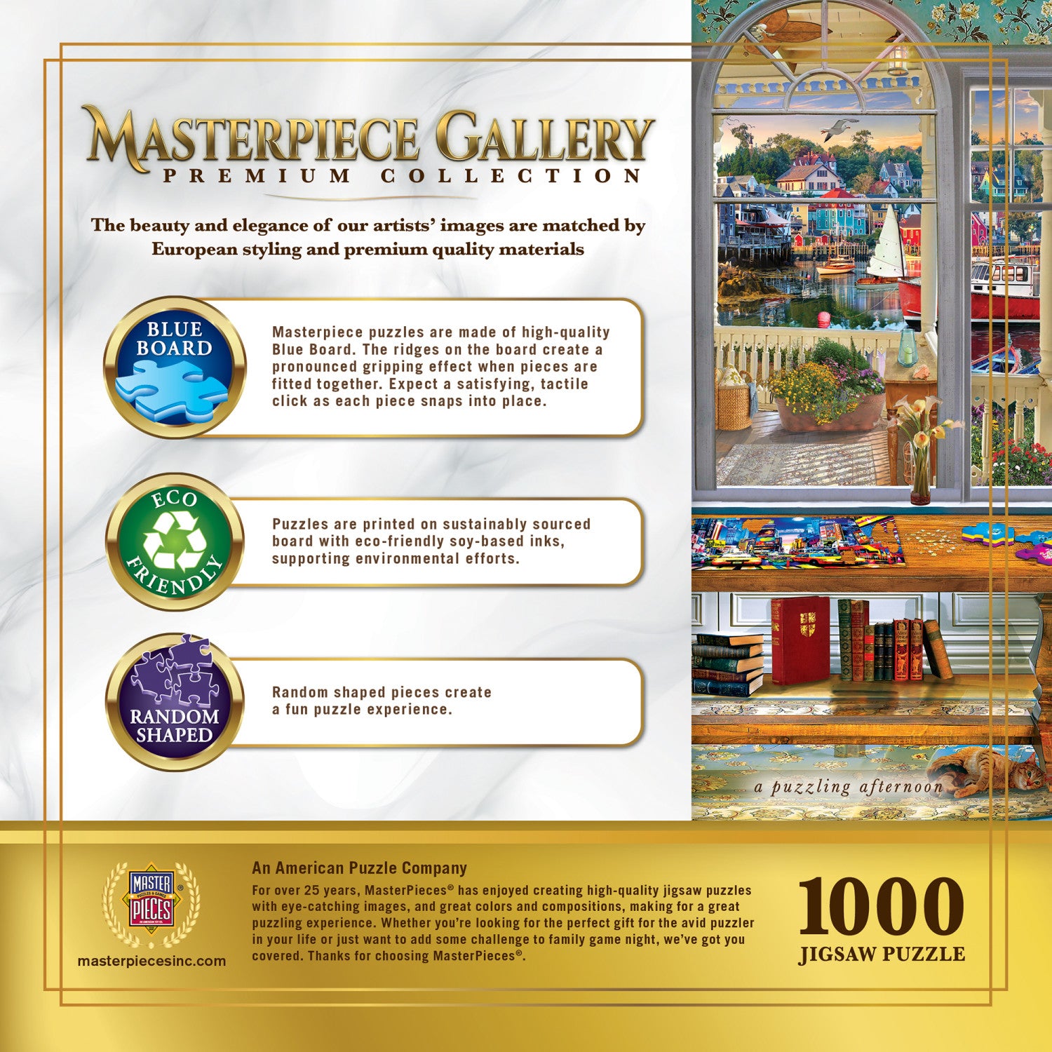 Masterpiece Gallery - A Puzzling Afternoon 1000 Piece Jigsaw Puzzle