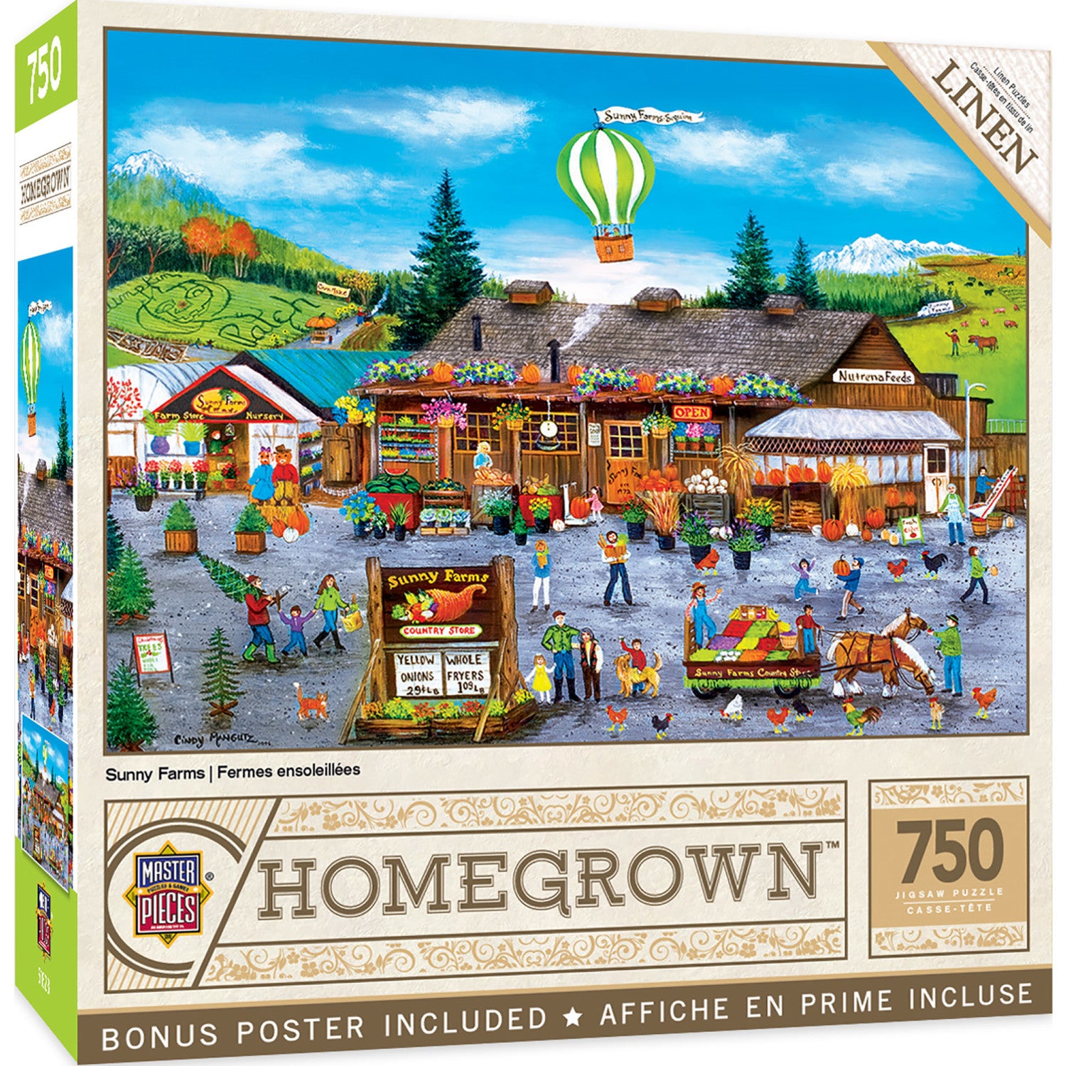 Homegrown - Sunny Farms 750 Piece Jigsaw Puzzle