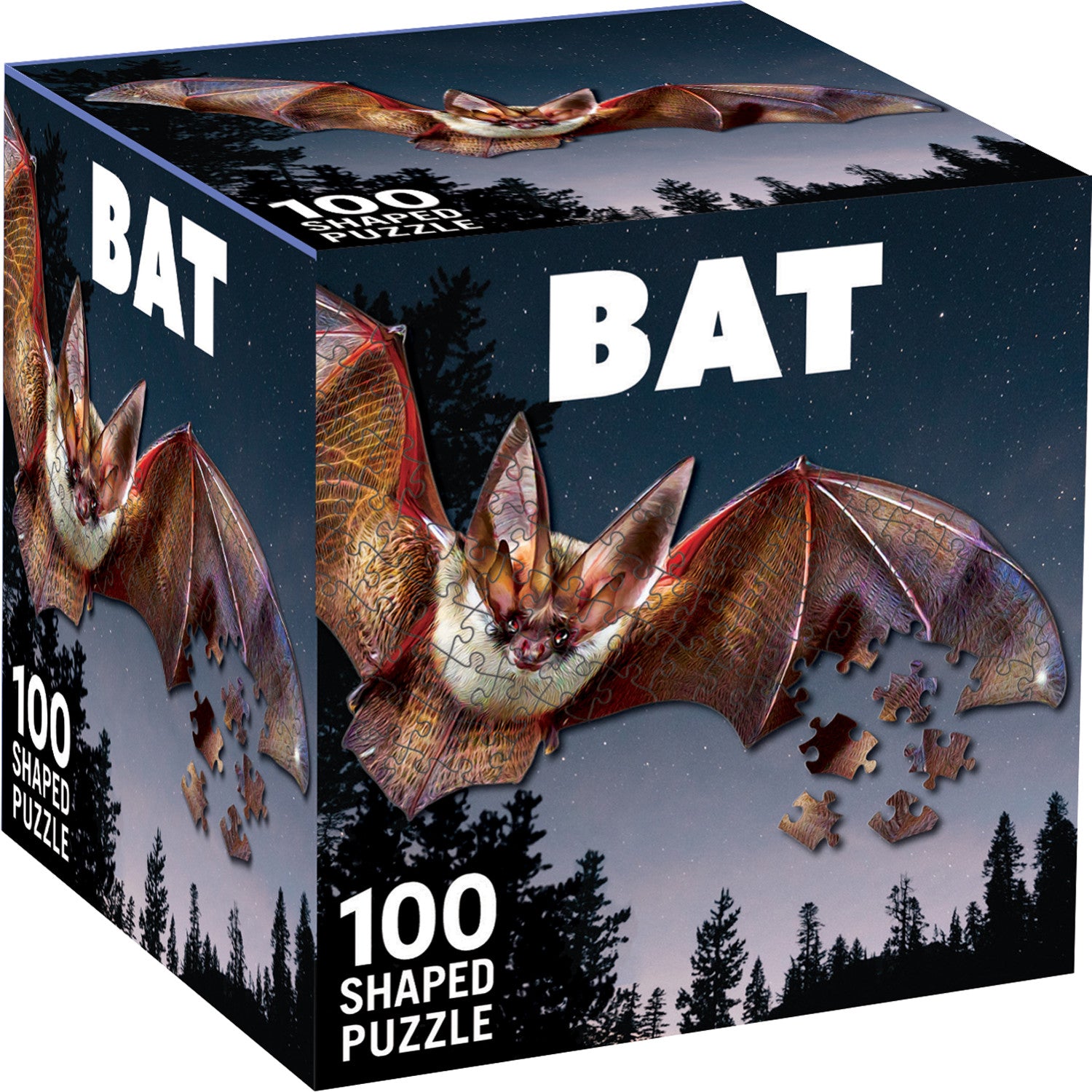 Bat 100 Piece Shaped Jigsaw Puzzle