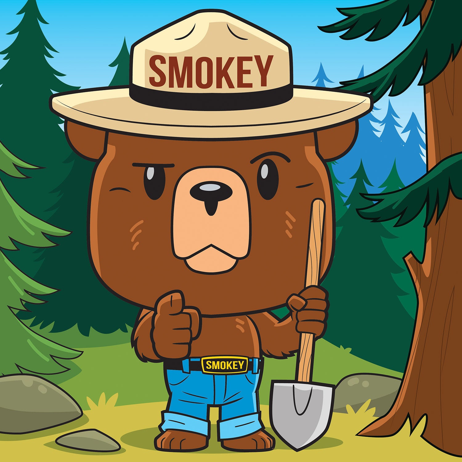 Smokey Bear - 100 Piece Square Puzzle