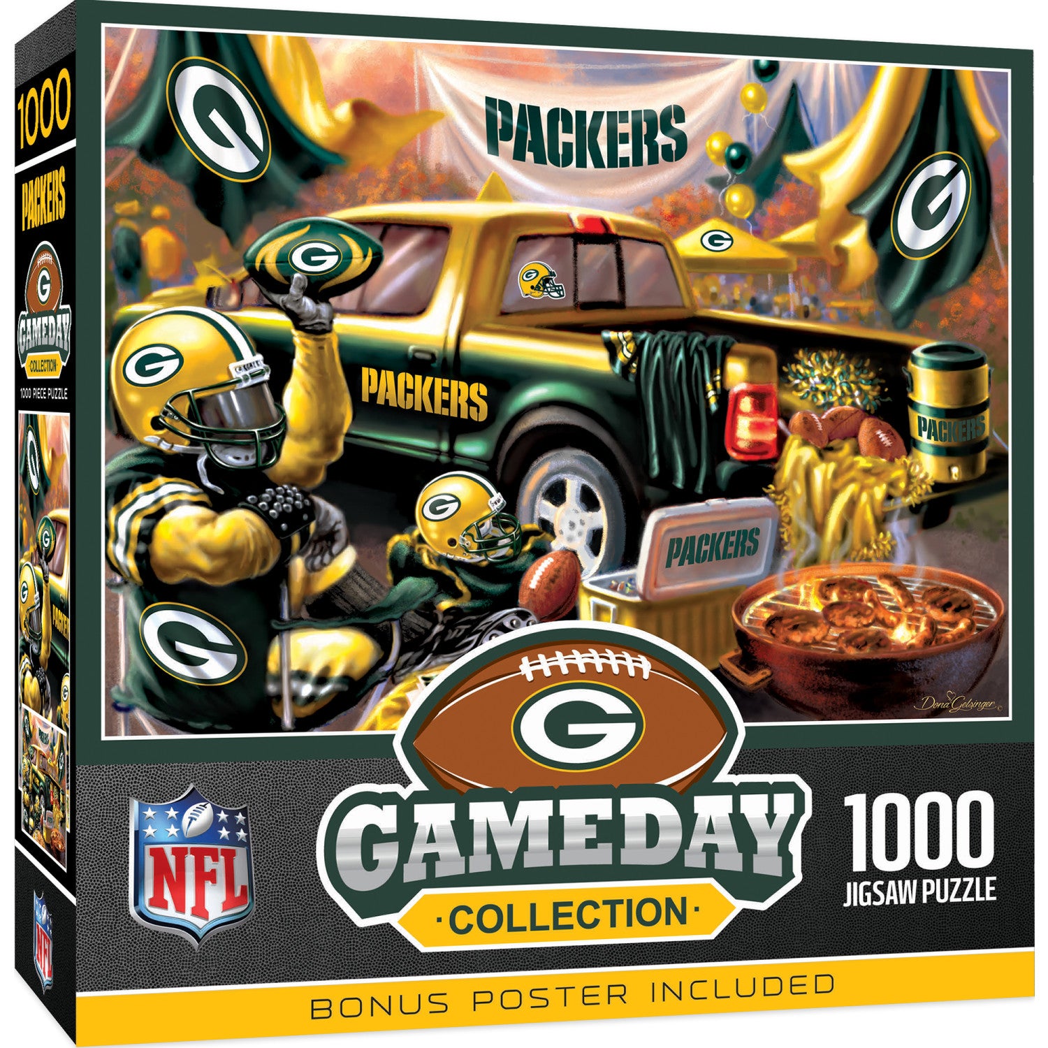 Green Bay Packers - Gameday 1000 Piece Jigsaw Puzzle