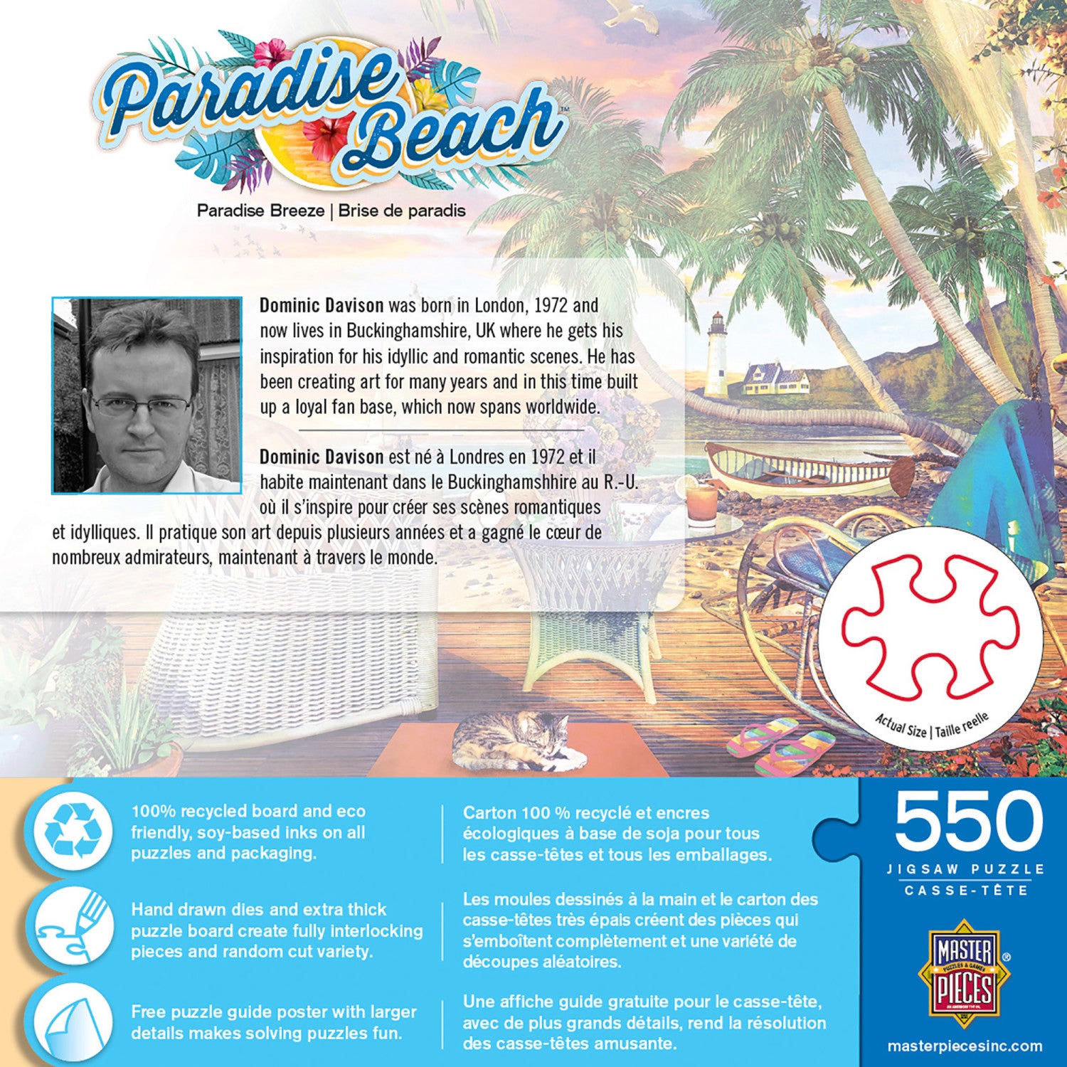 Paradise Beach - Paradise Breeze 550 Piece Jigsaw Puzzle