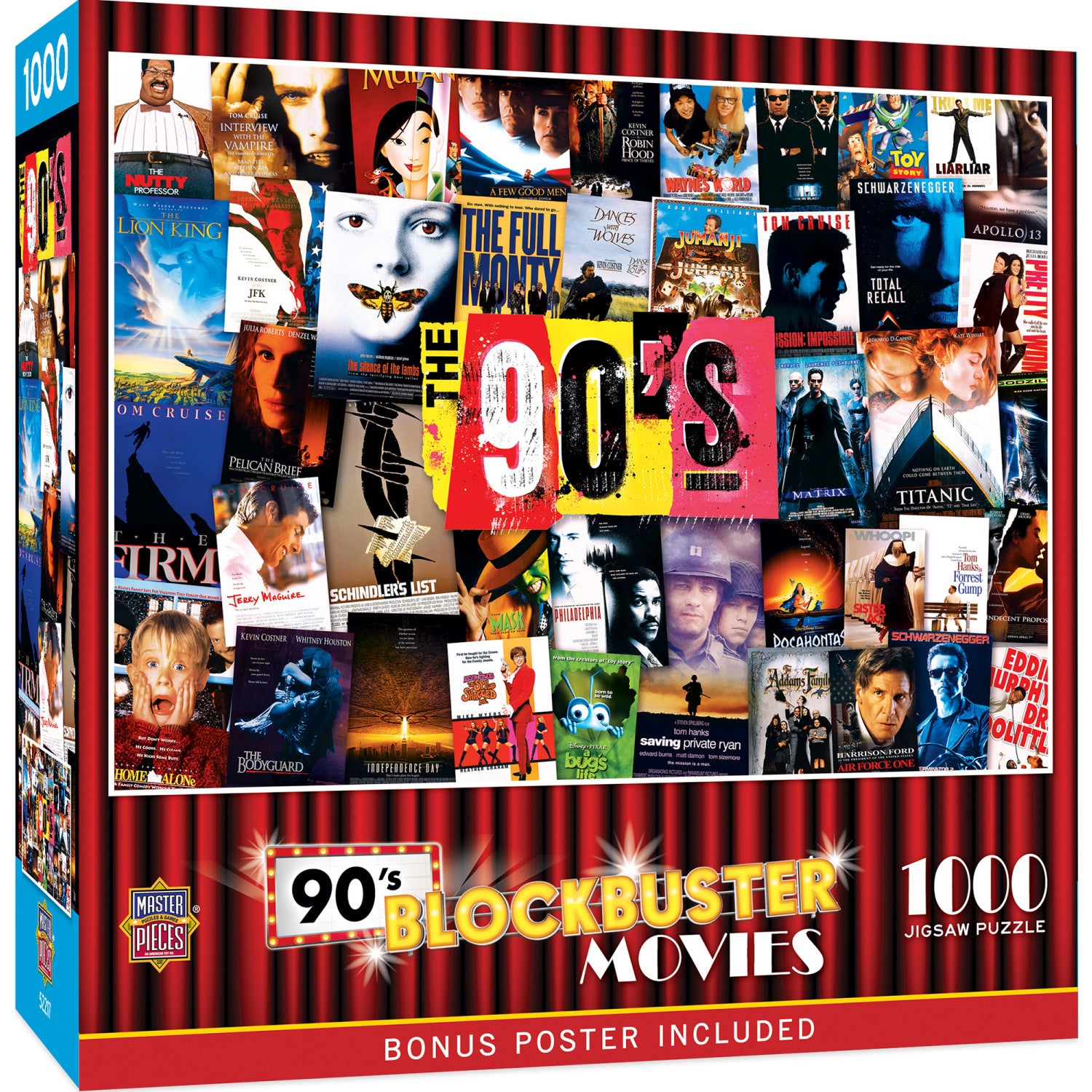 90's Blockbusters 1000 Piece Jigsaw Puzzle