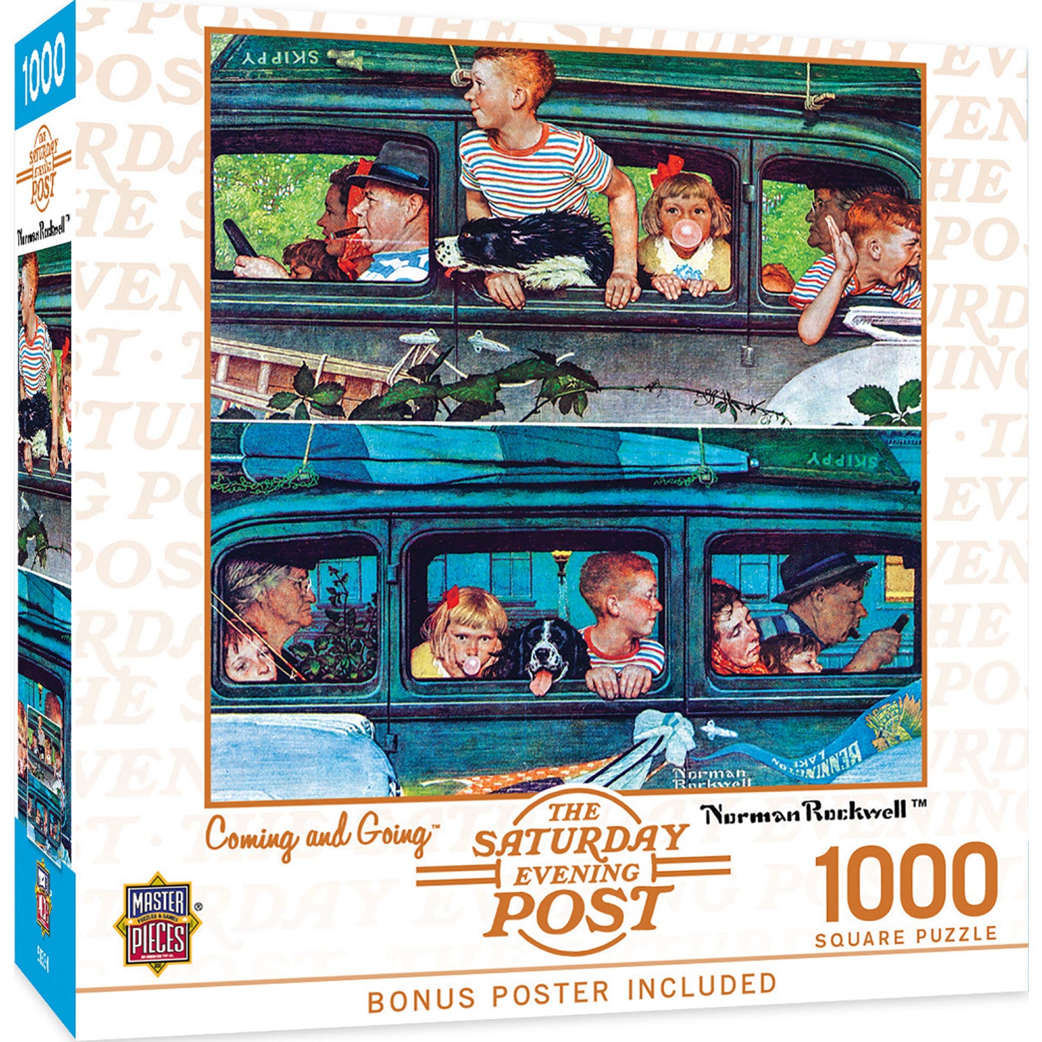 Saturday Evening Post - Coming and Going 1000 Piece Jigsaw Puzzle