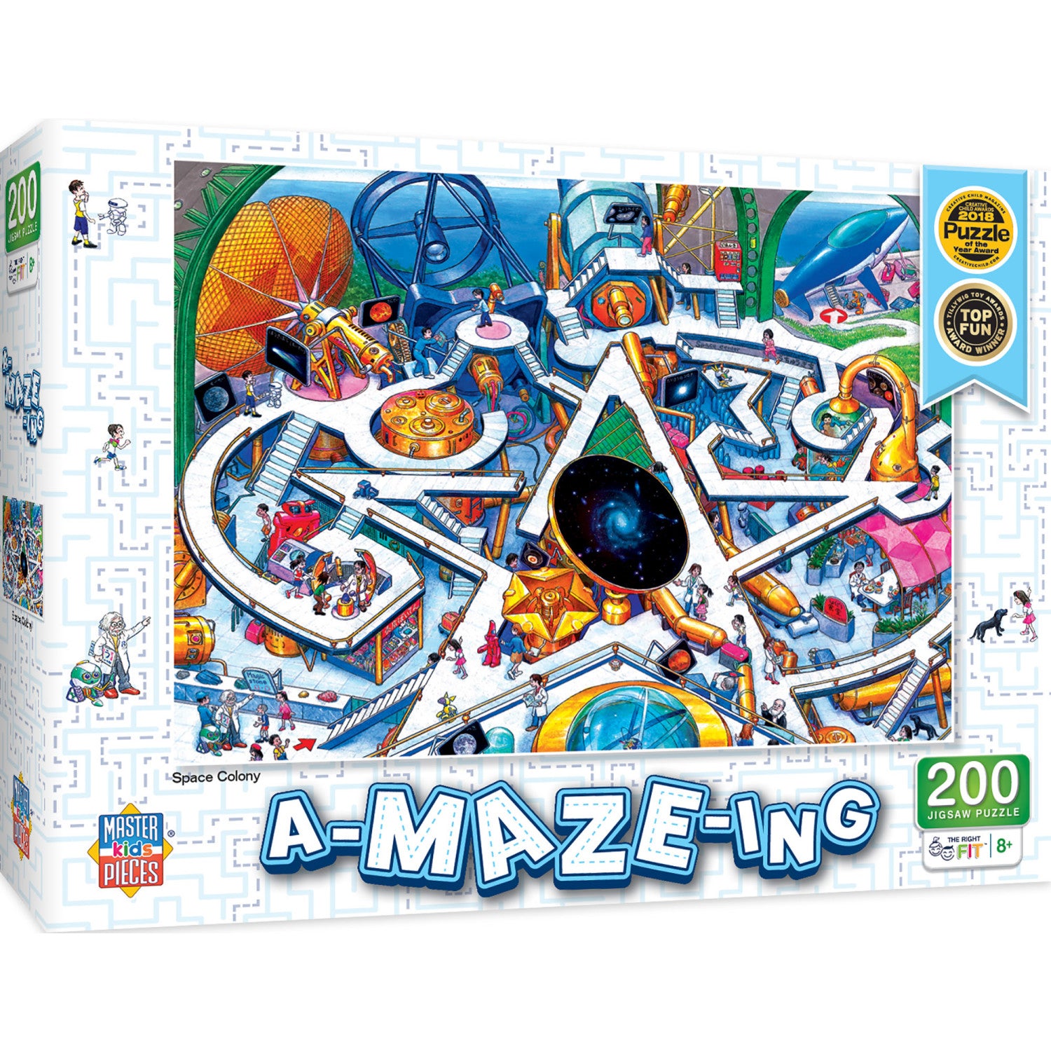 A-Maze-ing - Space Colony 200 Piece Jigsaw Puzzle