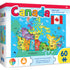 Explorers - Canada Map 60 Piece Jigsaw Puzzle