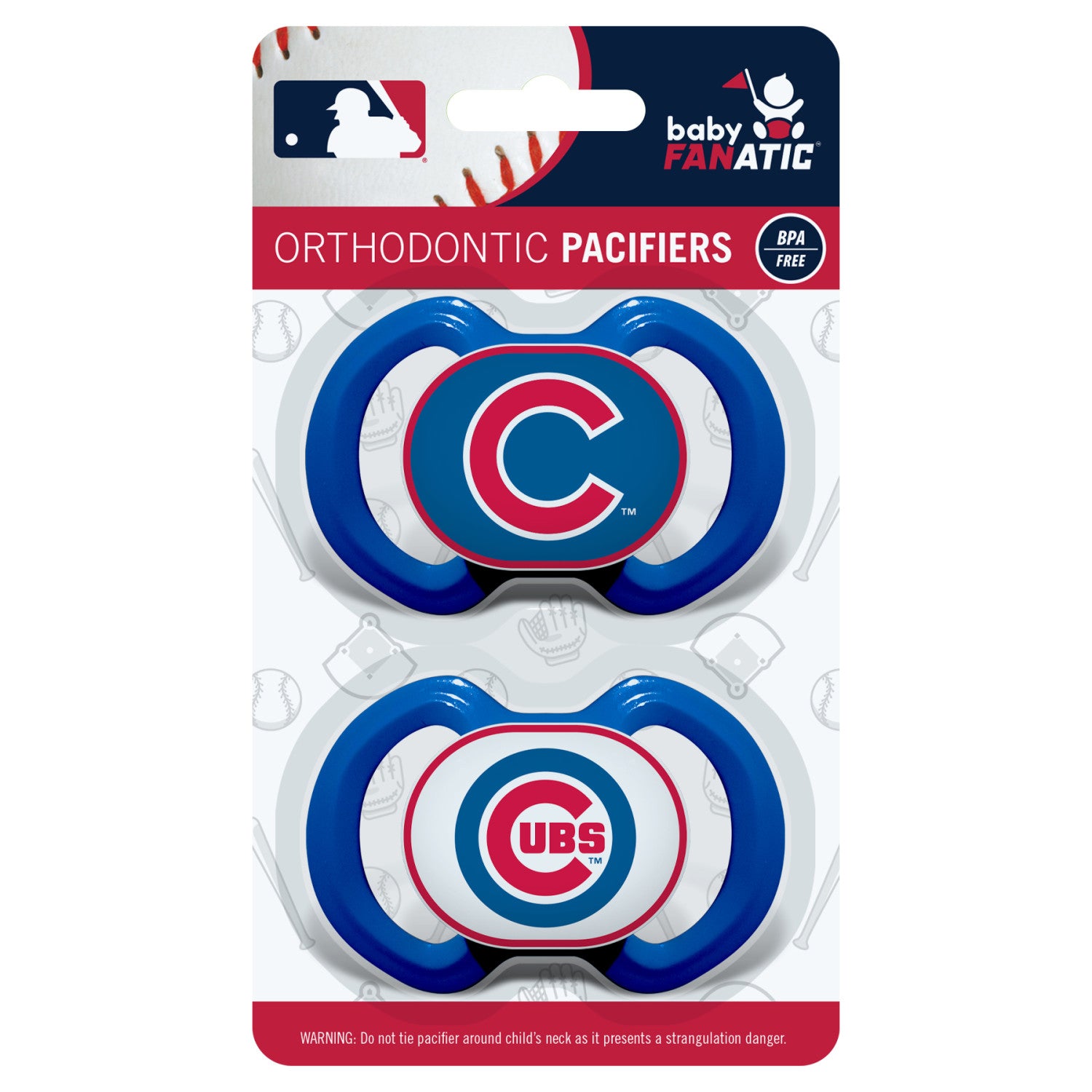 Chicago Cubs MLB Pacifier 2-Pack