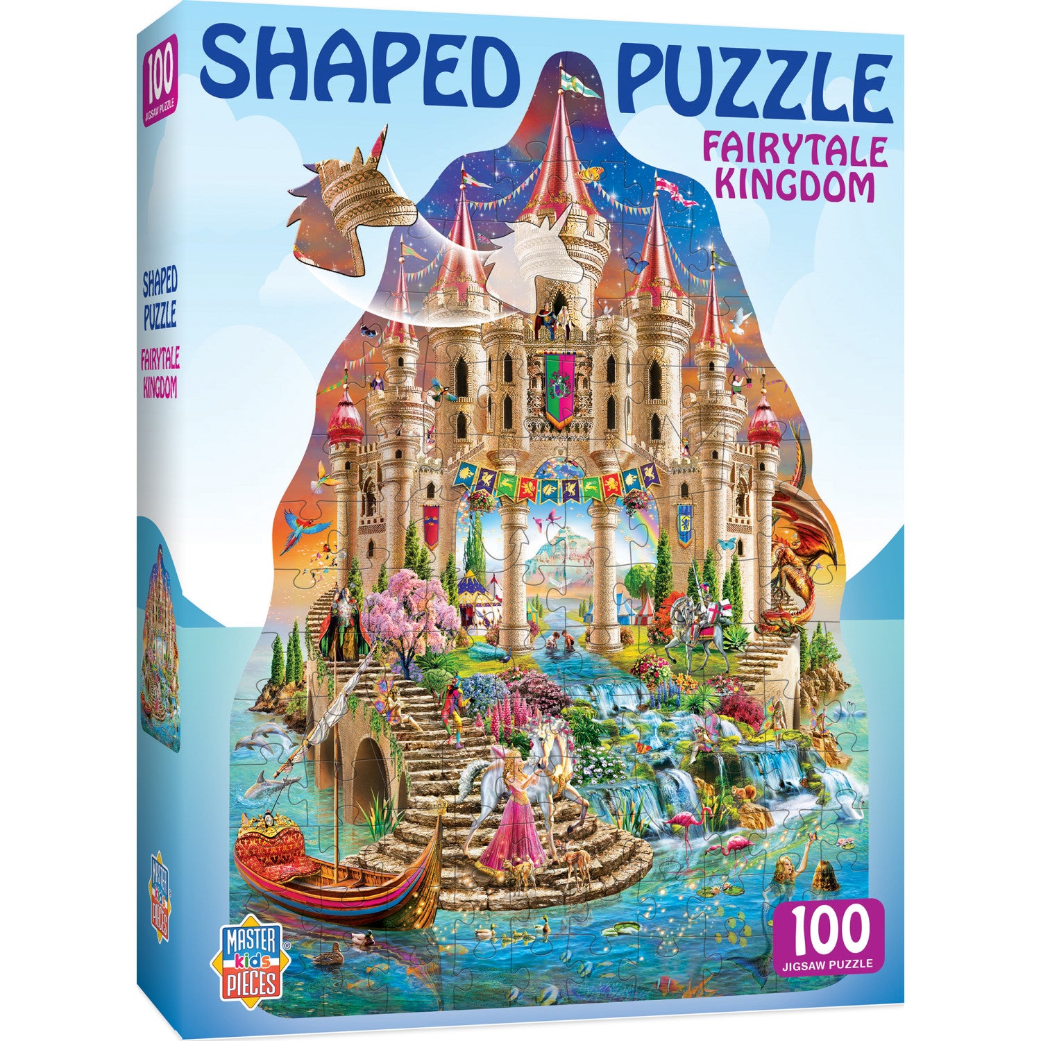 Fairytale Kingdom - 100 Piece Shaped Jigsaw Puzzle