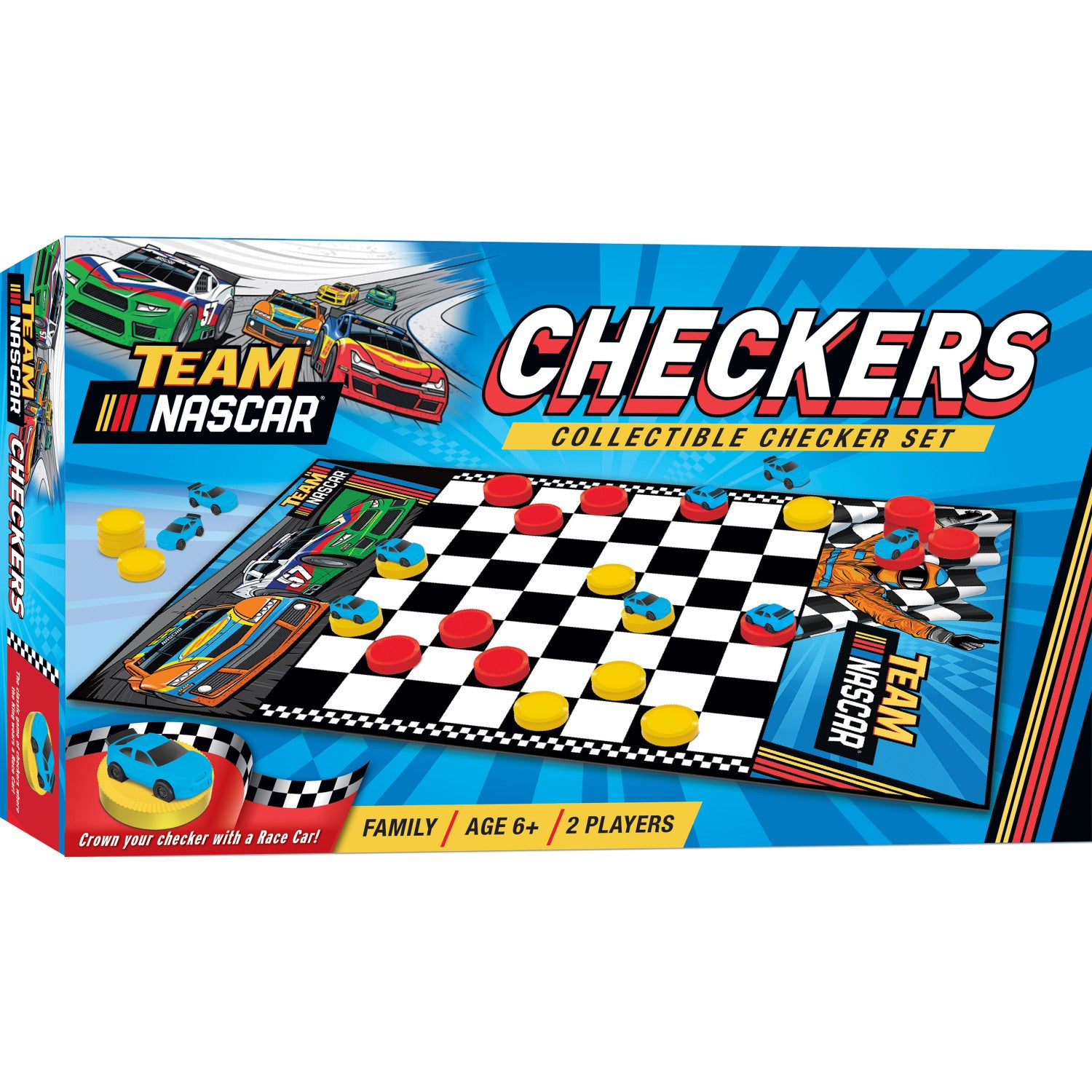NASCAR Checkers Board Game