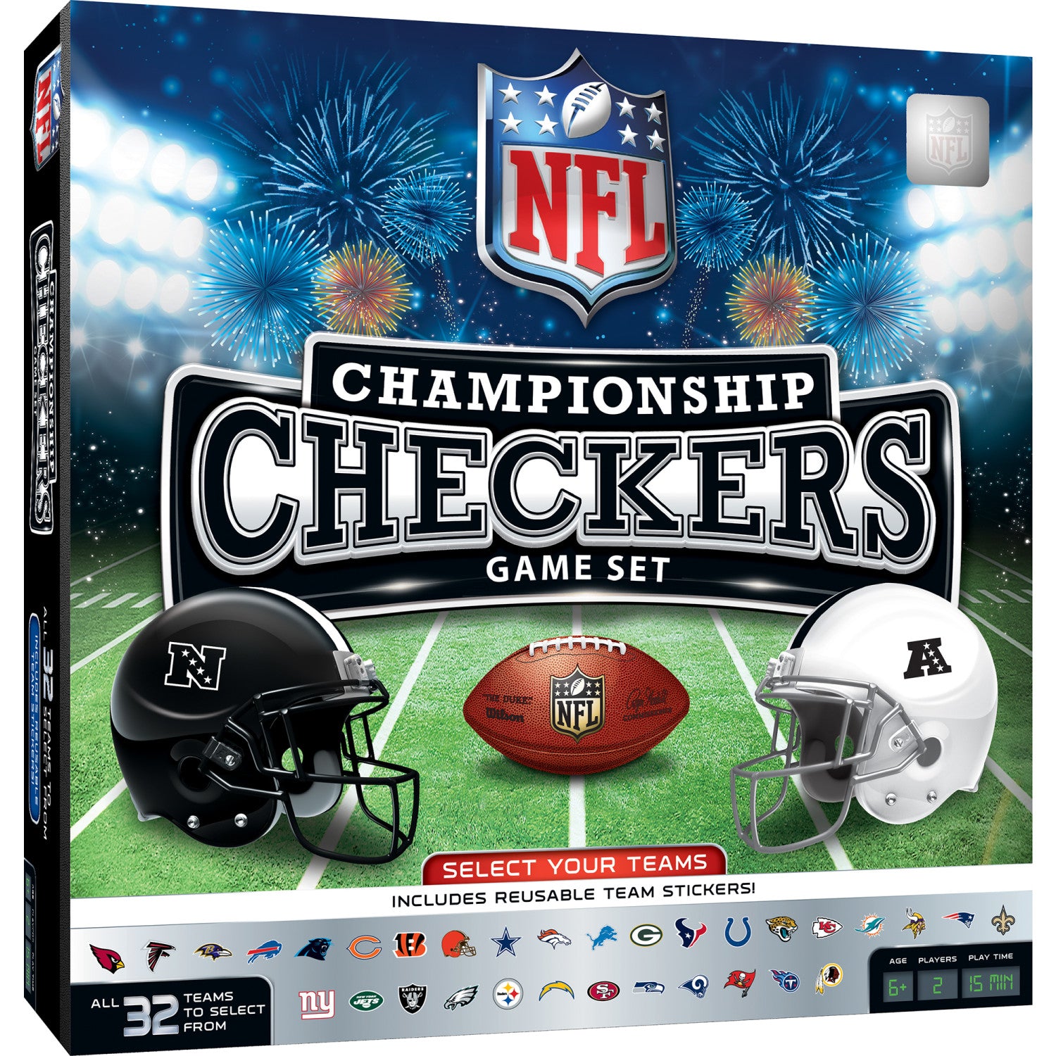 NFL - League Checkers Board Game