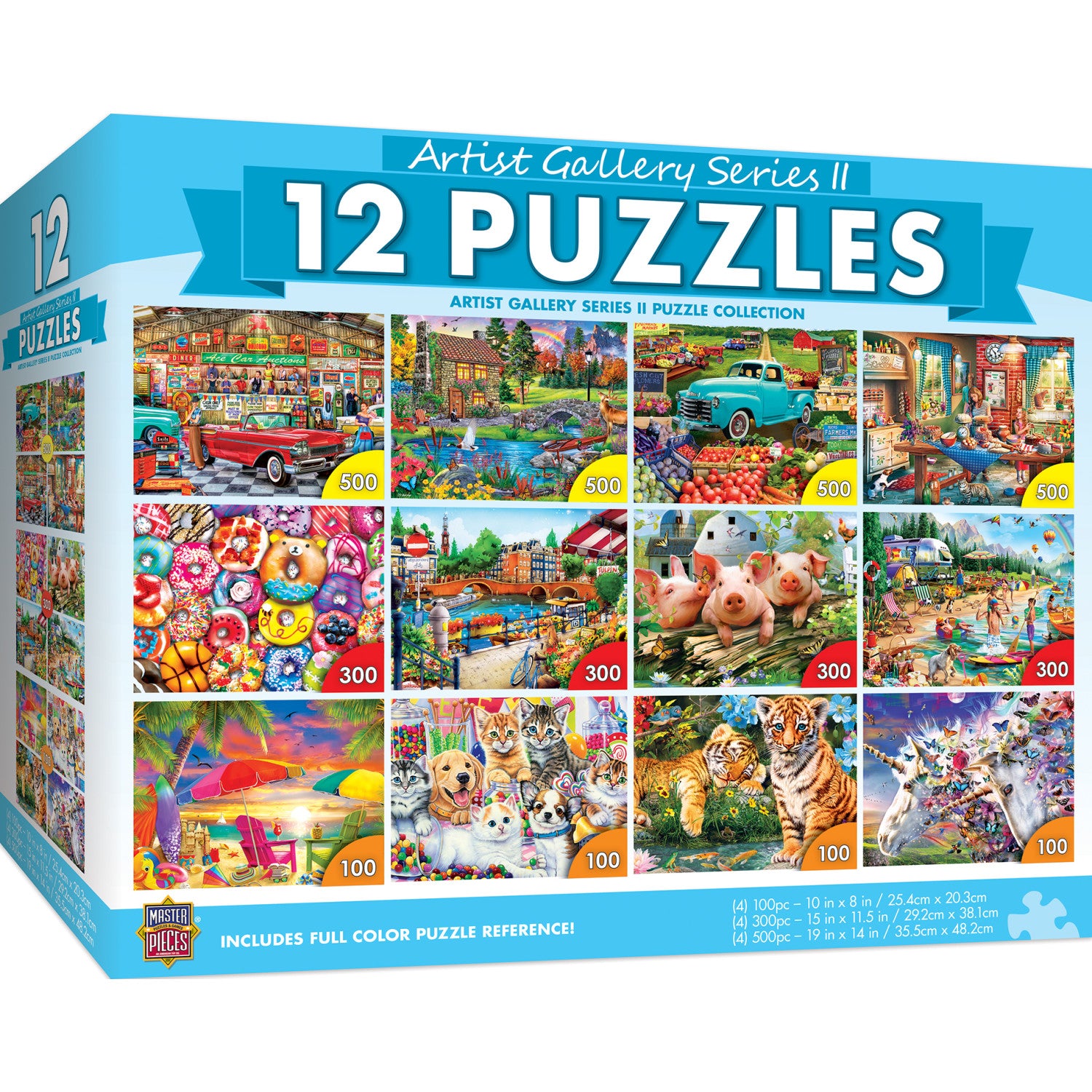 Artist Gallery Jigsaw Puzzle Collection Series 2 - 12 Pack