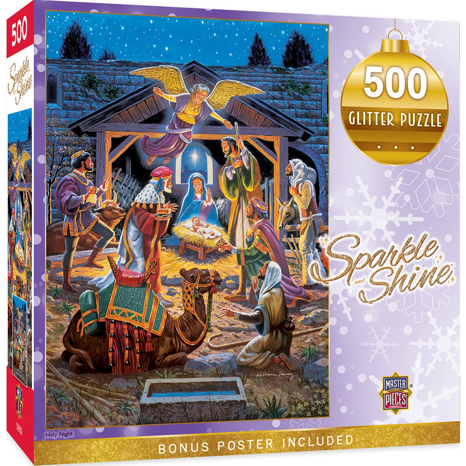Sparkle & Shine - Holy Night 500 Piece Glitter Jigsaw Puzzle