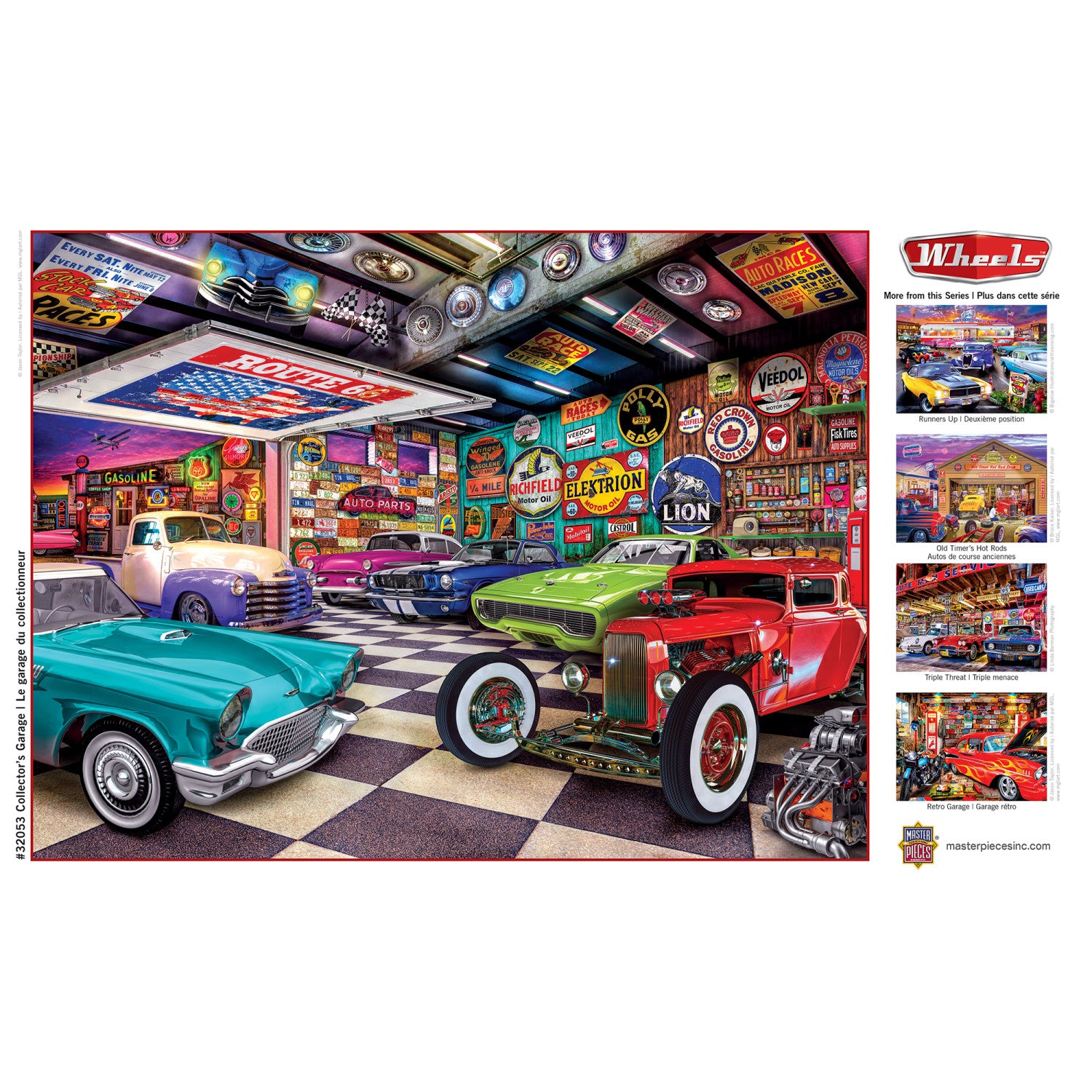 Wheels - Collector's Garage 750 Piece Jigsaw Puzzle