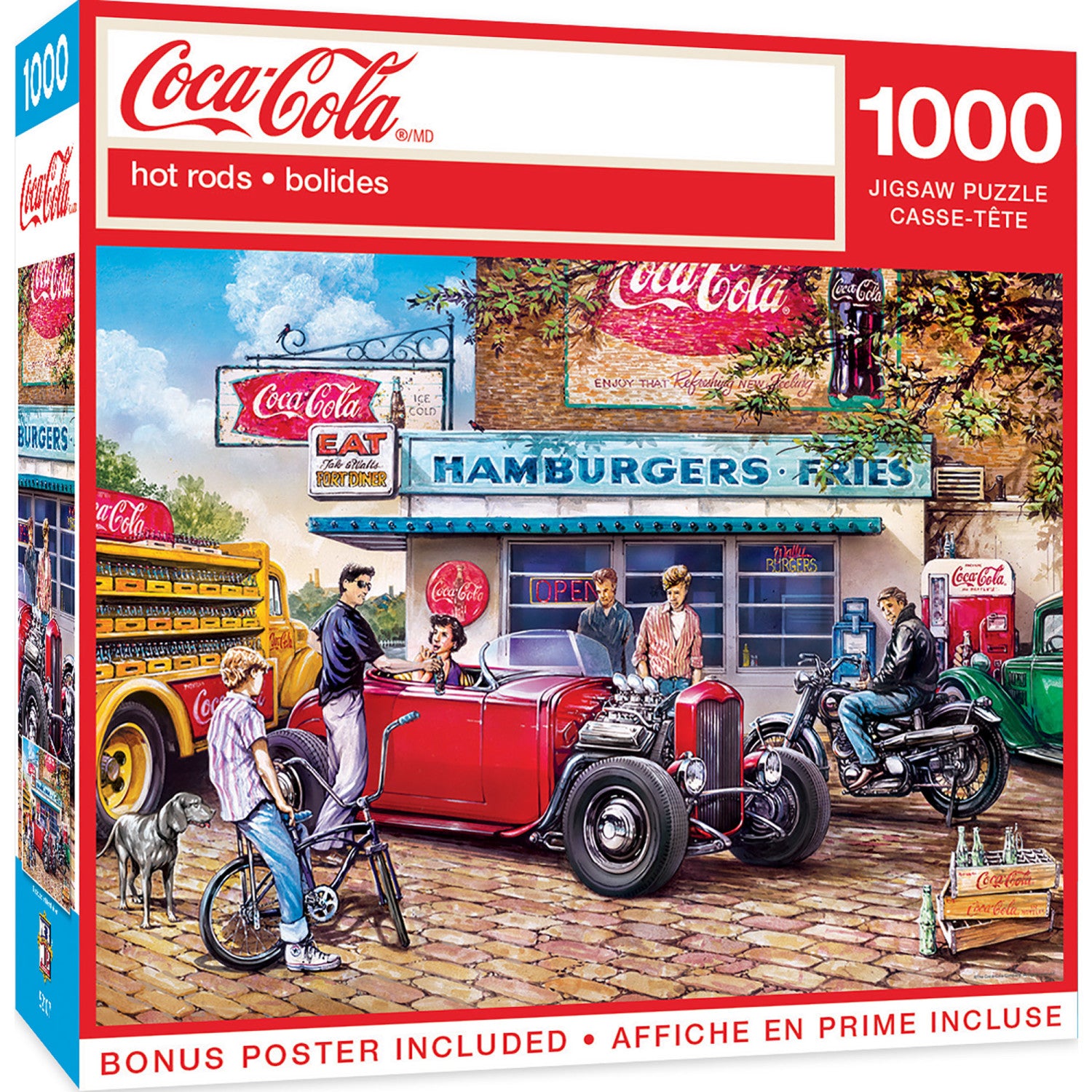 Coca-Cola - Hot Rods 1000 Piece Jigsaw Puzzle