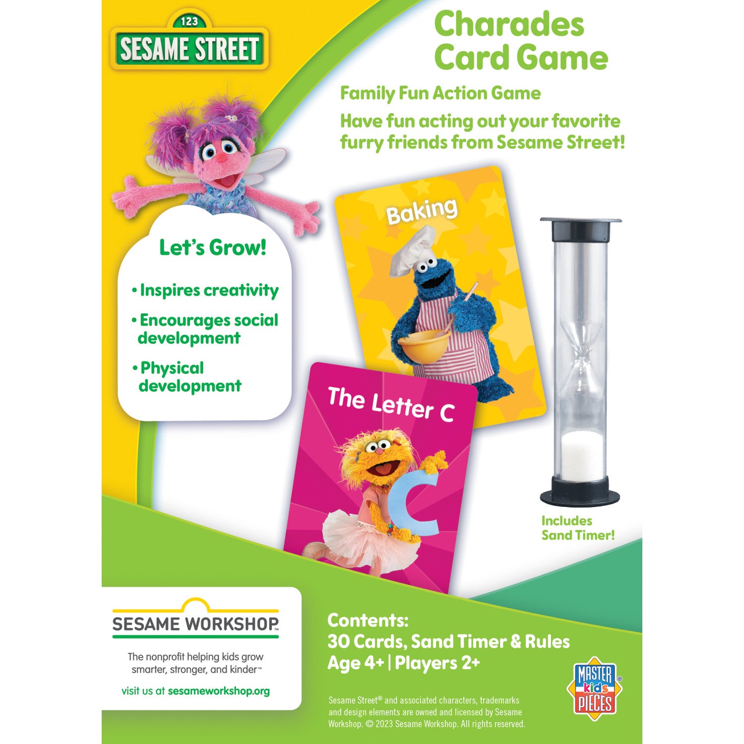 Sesame Street Charades Card Game