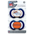 Denver Broncos NFL Pacifier 2-Pack