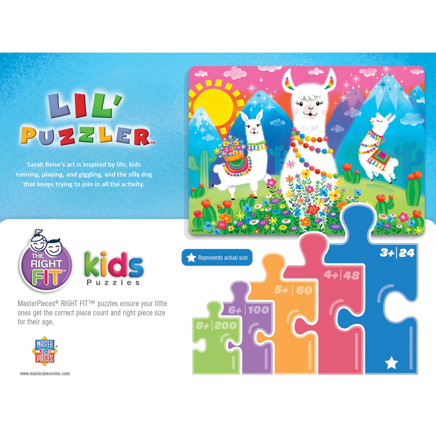 Lil Puzzler - Llama Love 24 Piece Jigsaw Puzzle