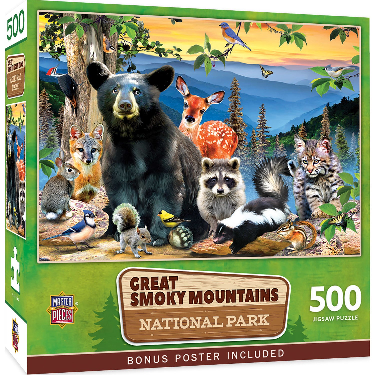 Great Smoky Mountains National Park 500 Piece Jigsaw Puzzle