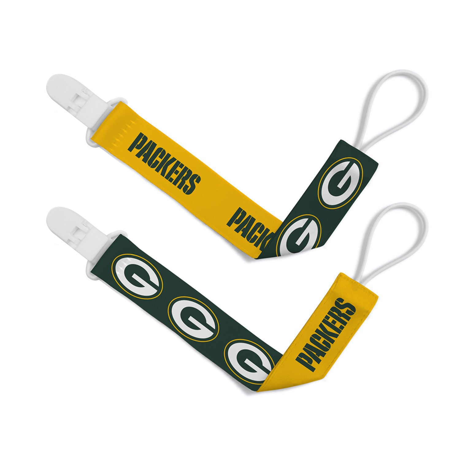 Green Bay Packers - Pacifier Clip 2-Pack