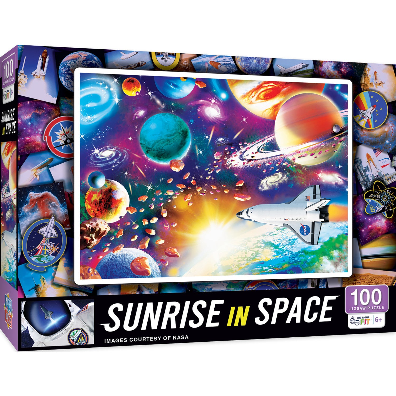 NASA - Sunrise in Space 100 Piece Jigsaw Puzzle