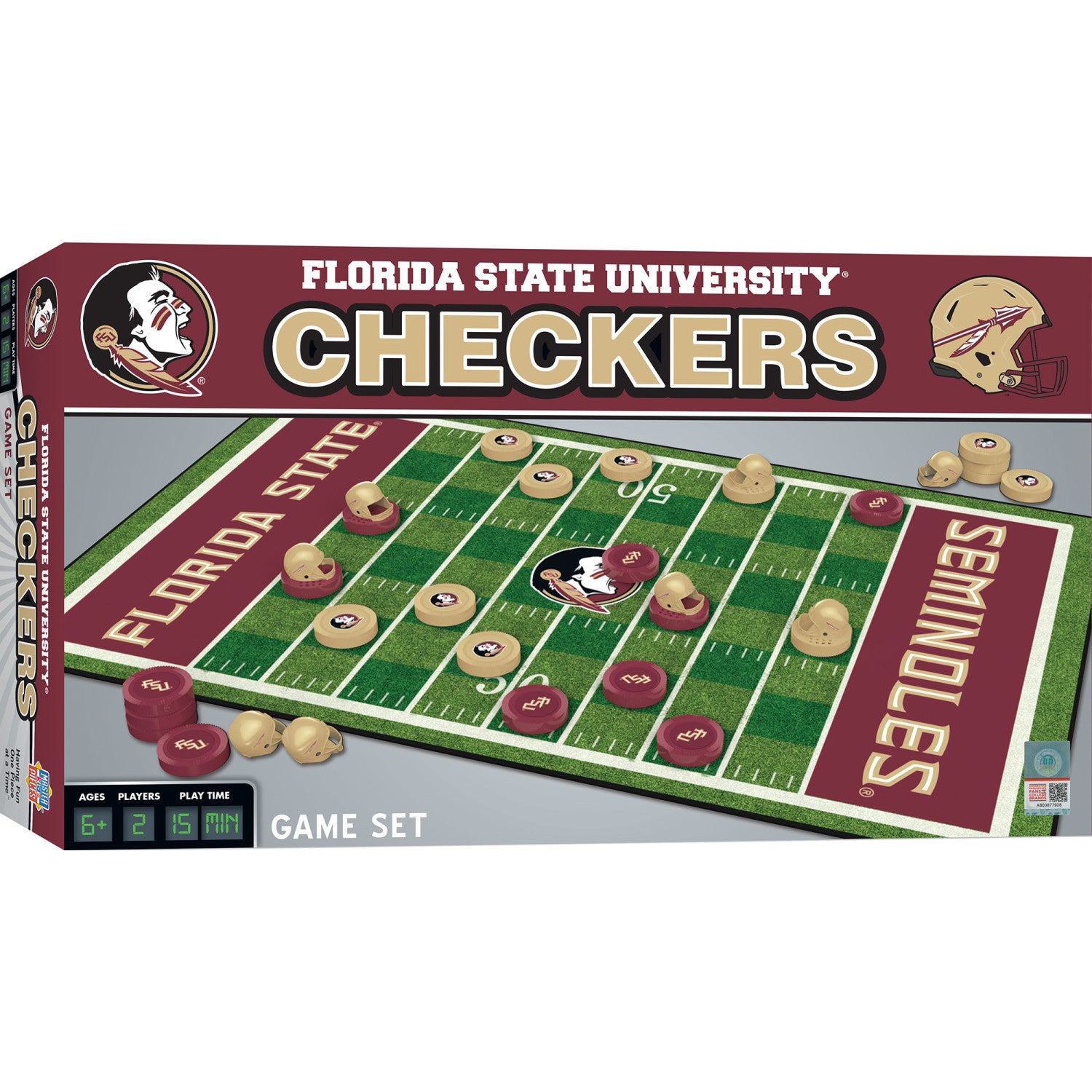 Florida State Seminoles Checkers Board Game