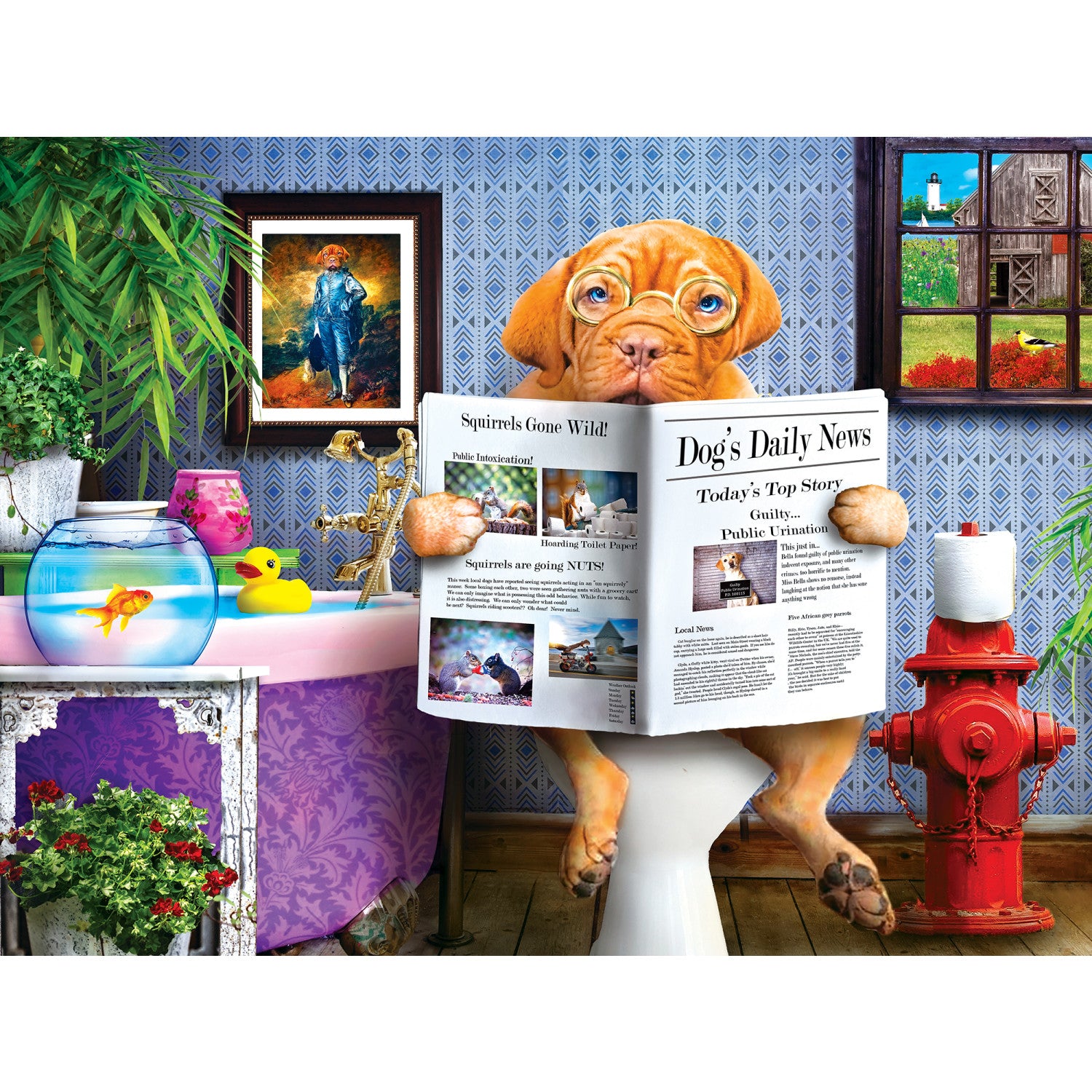Wild & Whimsical - The Library 300 Piece EZ Grip Puzzle