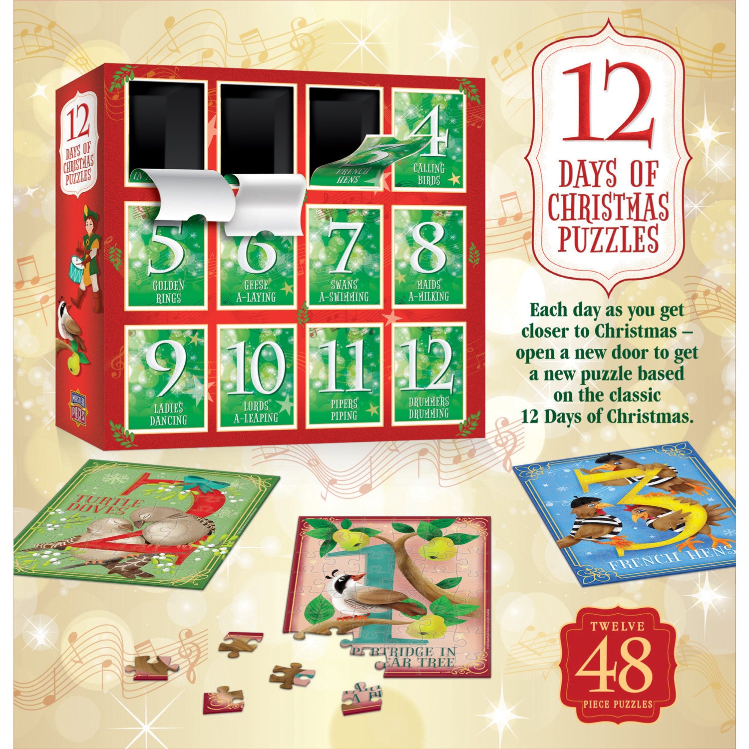 12 Days of Christmas Jigsaw Puzzles - Advent Calendar